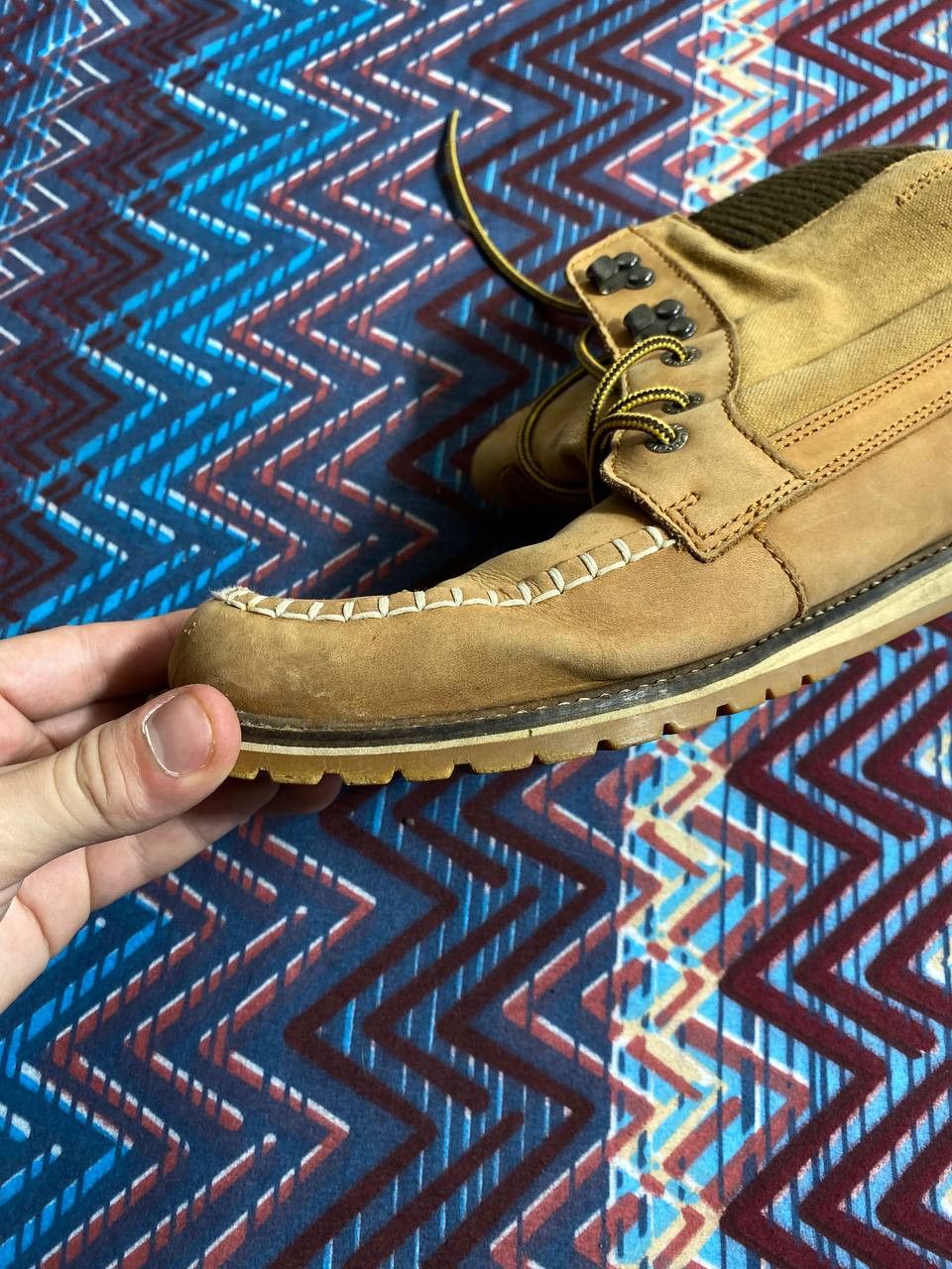 Lacoste × Vintage LACOSTE FREE SHIPPING size 9 US Classic Boots Leather Brown Size US 10 / EU 43 - 20 Thumbnail
