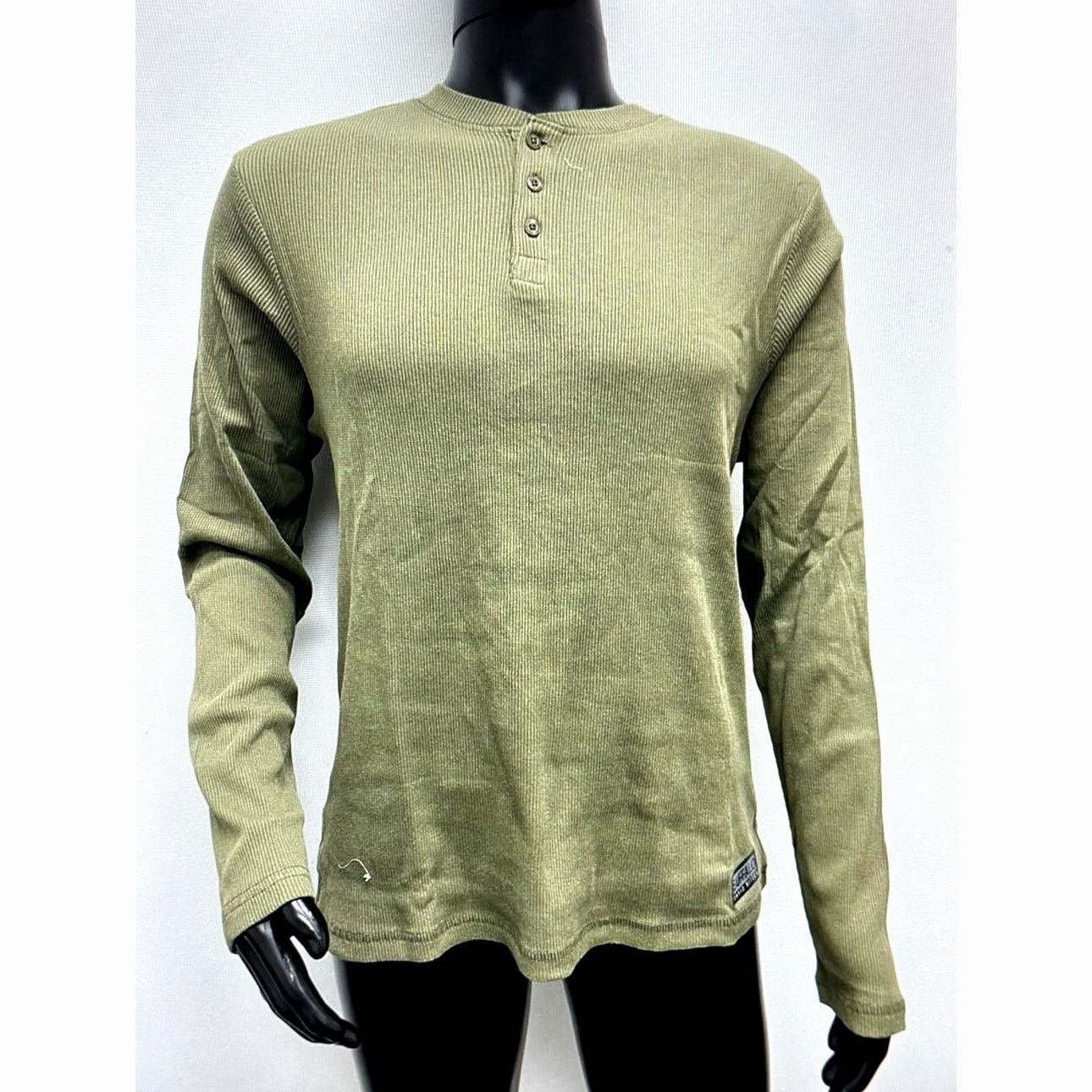 Other Buffalo Nirvana Long Sleeve Henley Olive Mens XXL Size US XXL / EU 58 / 5 - 2 Thumbnail