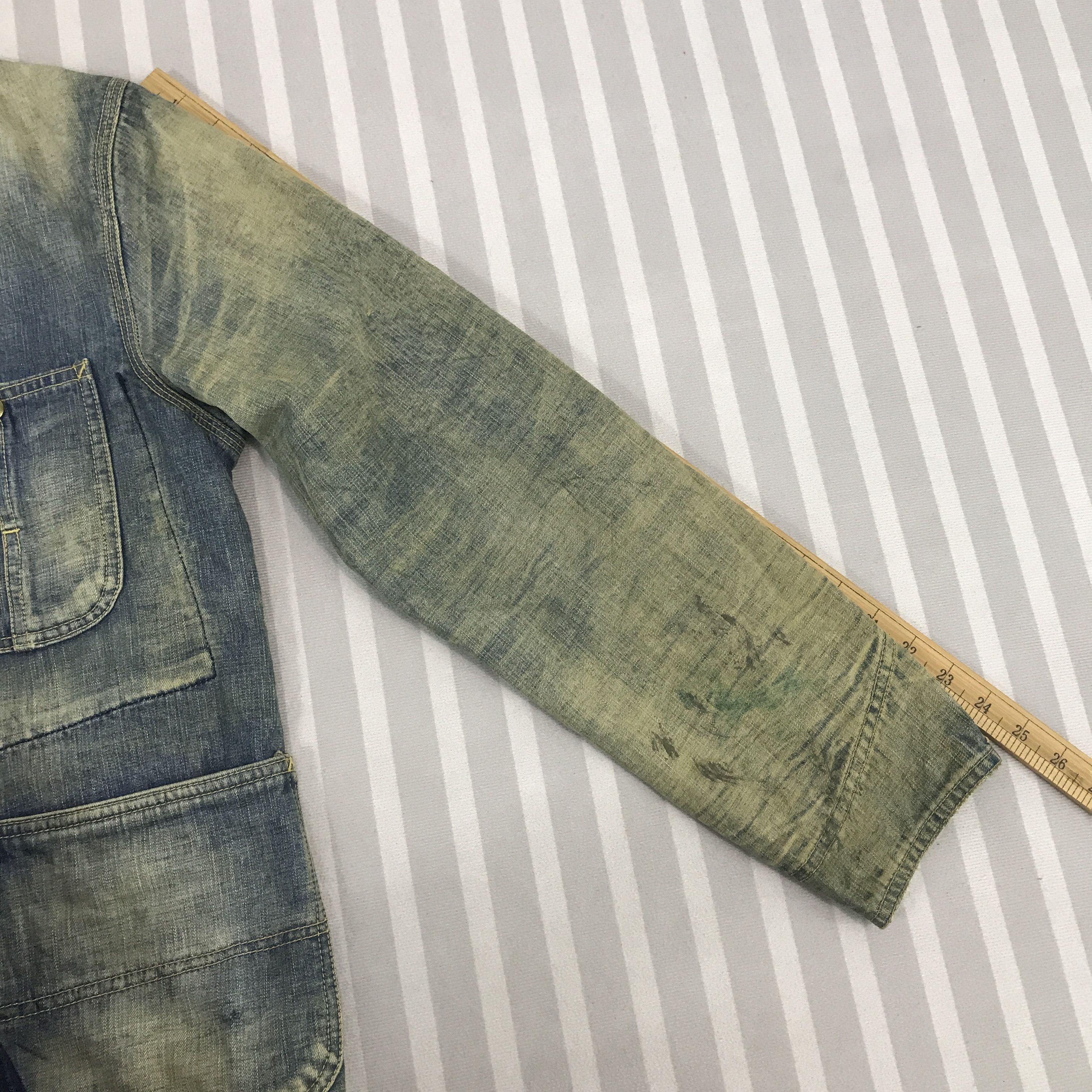 Vintage Vintage Vietim Company Button Rusty denim faded Jacket Size US M / EU 48-50 / 2 - 6 Thumbnail