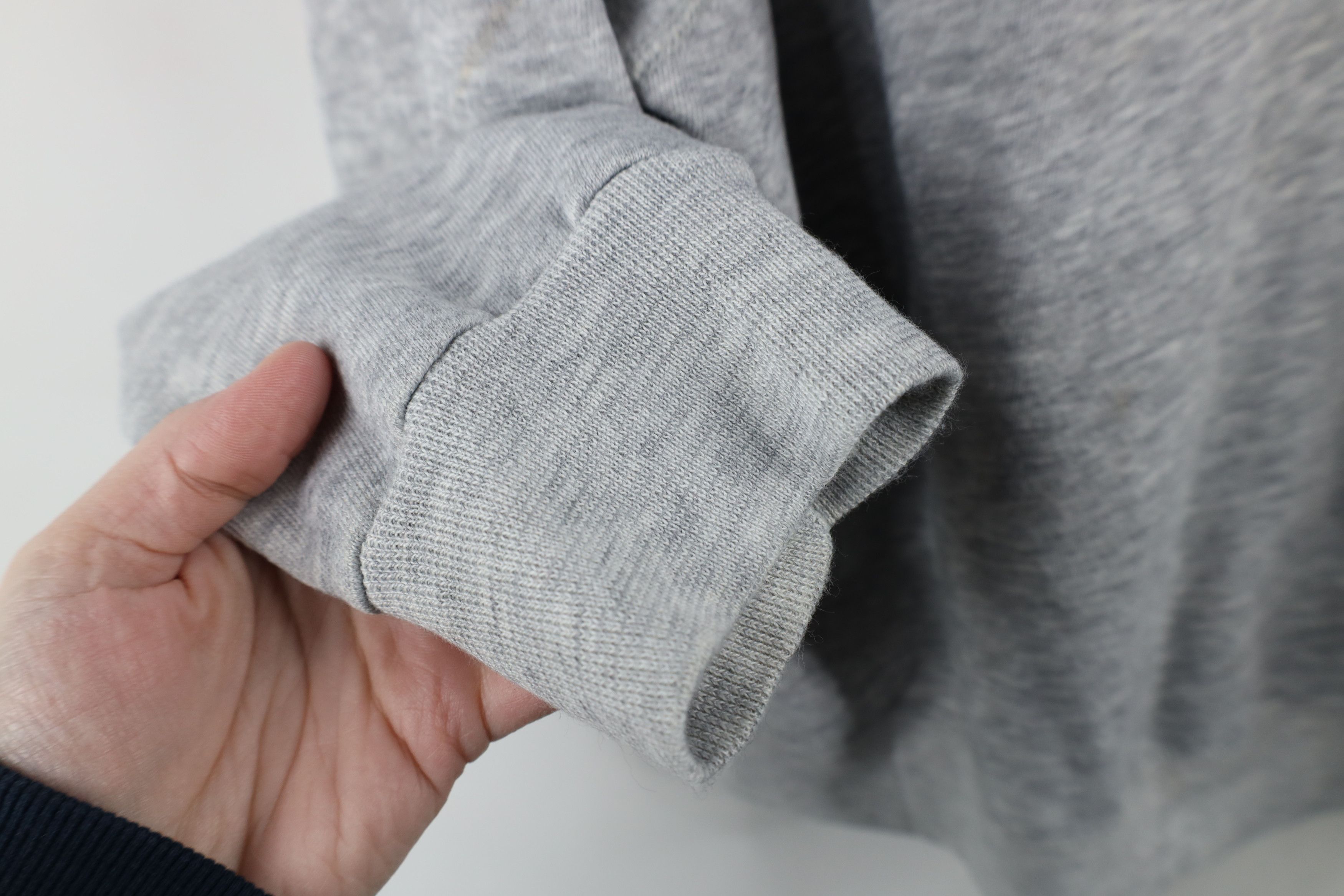 Vintage Vintage 90s Streetwear Boxy Fit Sweatshirt Heather Gray USA Size XL / US 12-14 / IT 48-50 - 5 Thumbnail