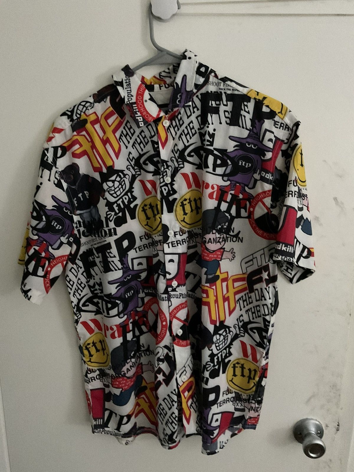 FTP Men’s Archive White Button Up FW20
