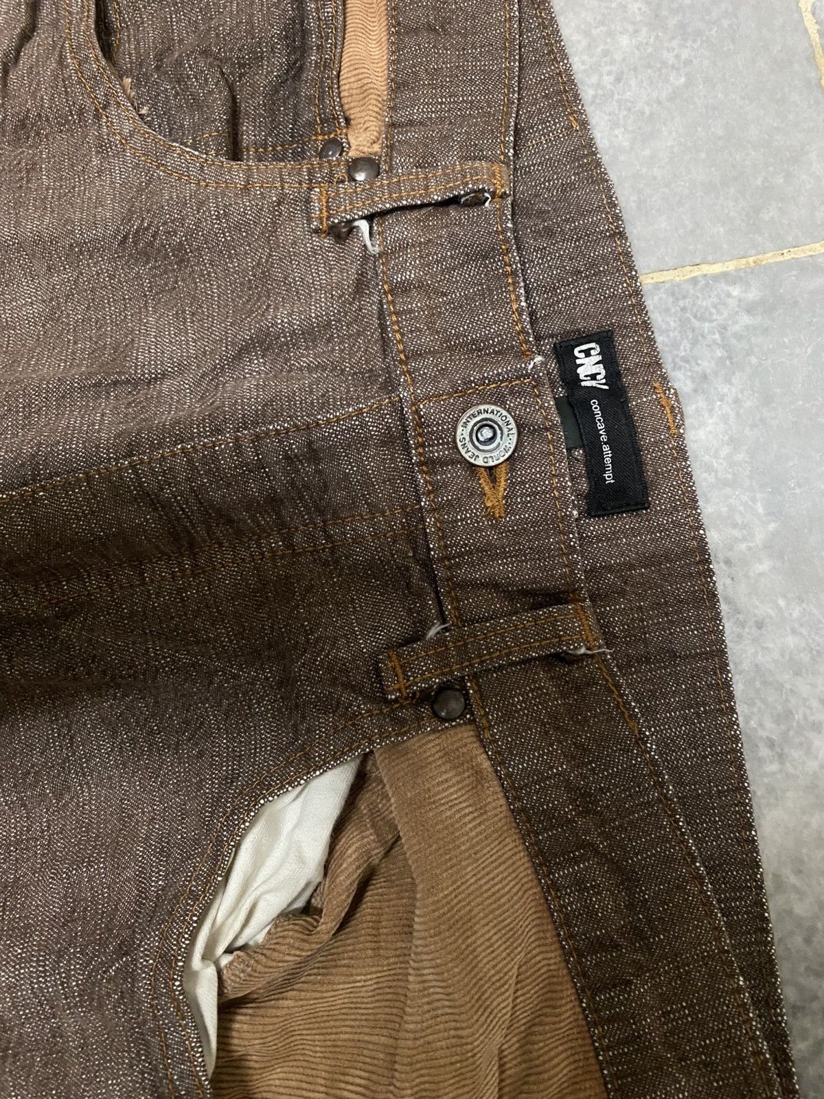Japanese Brand Archive CNCV Concave Attempt Hybrid Corduroy Pants Size US 32 / EU 48 - 4 Thumbnail