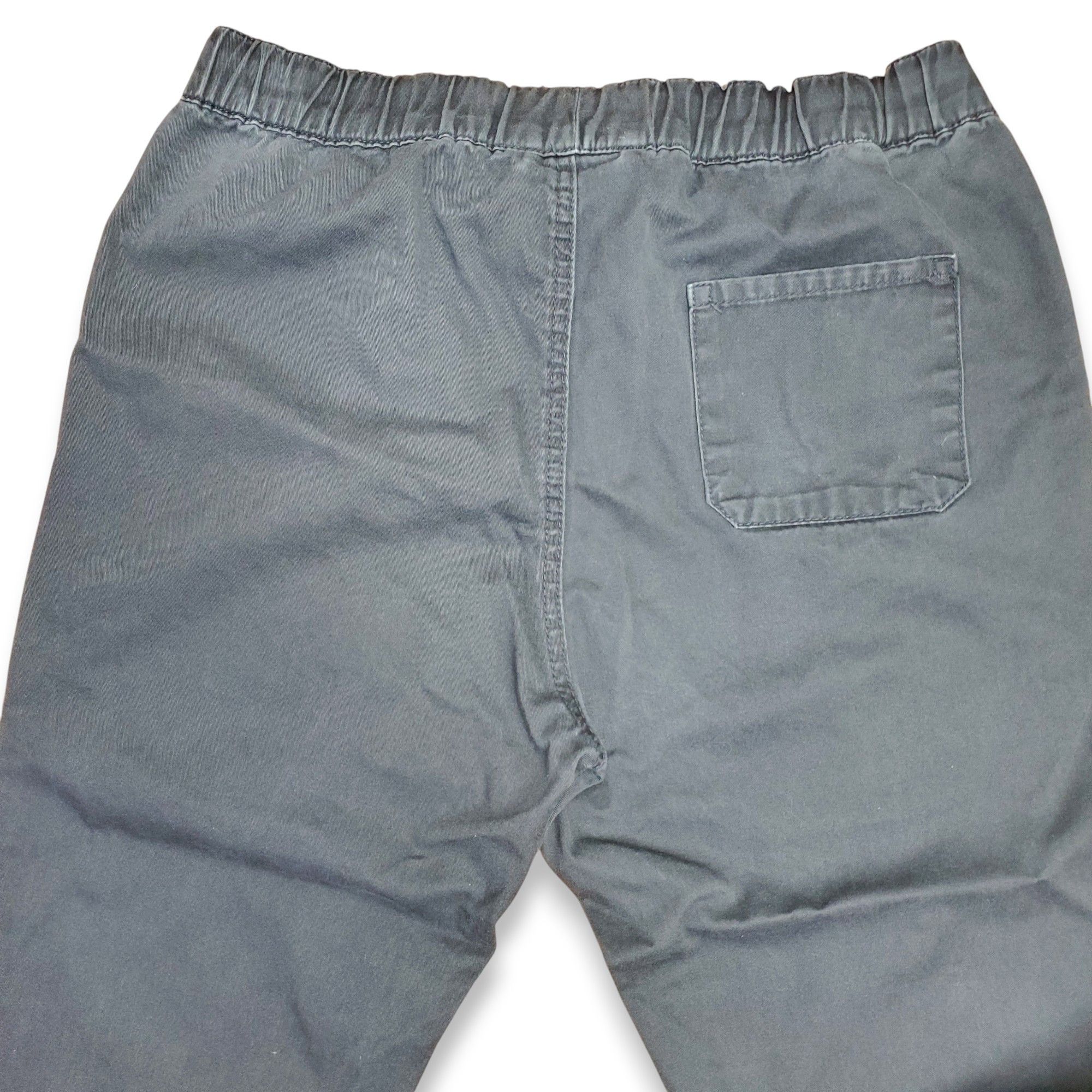 Other Match Men's 32x28" Pants Black 100% Cotton Elastic Waist Size US 32 / EU 48 - 4 Thumbnail