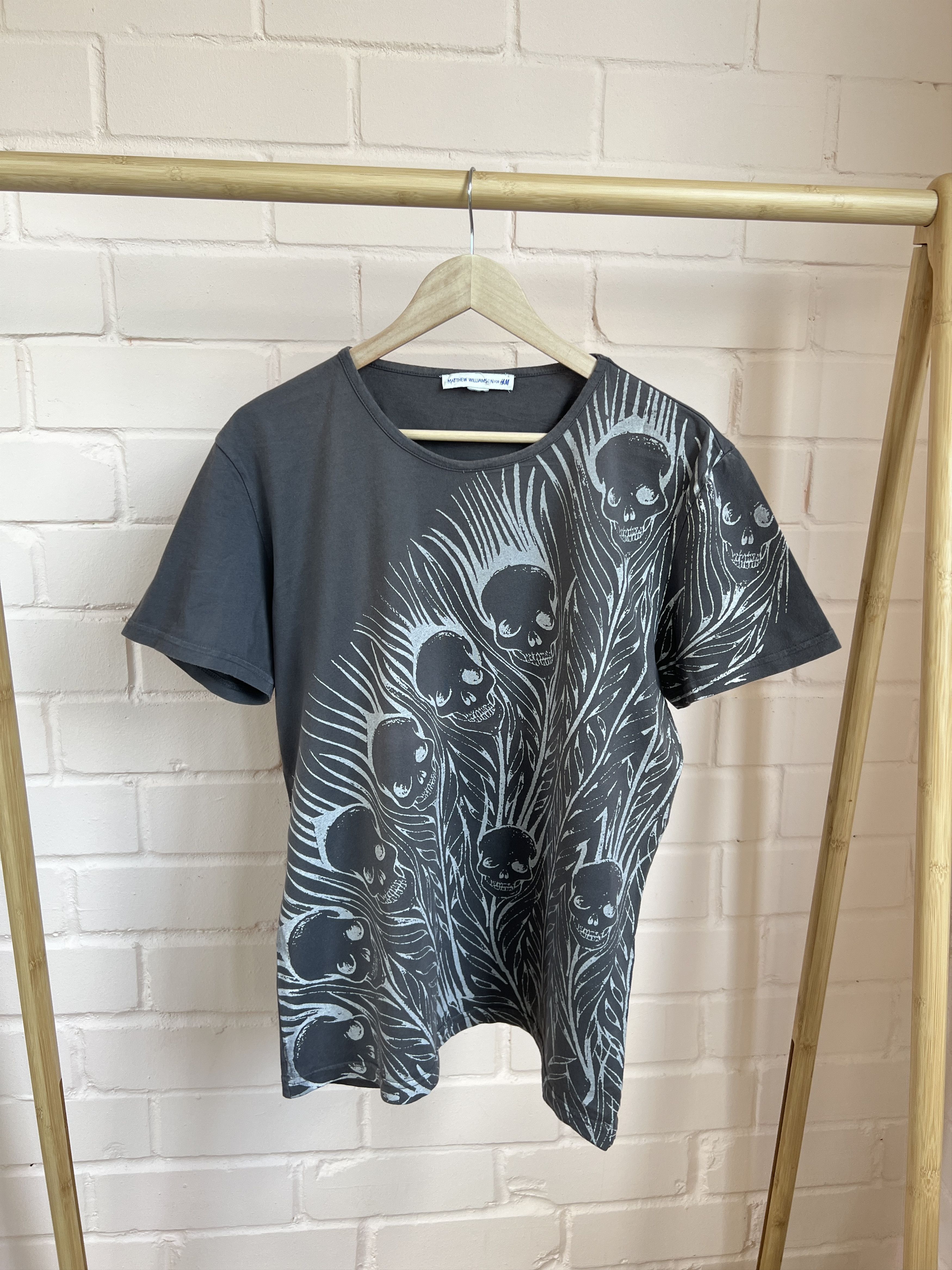 If Six Was Nine HM Matthew Williams Allover Skull Printed Tee Opium Style Size US M / EU 48-50 / 2 - 5 Thumbnail