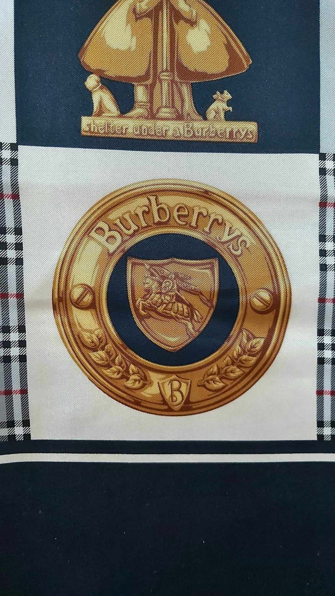 Burberry × Vintage Burberry's silk scarf Size ONE SIZE - 5 Thumbnail