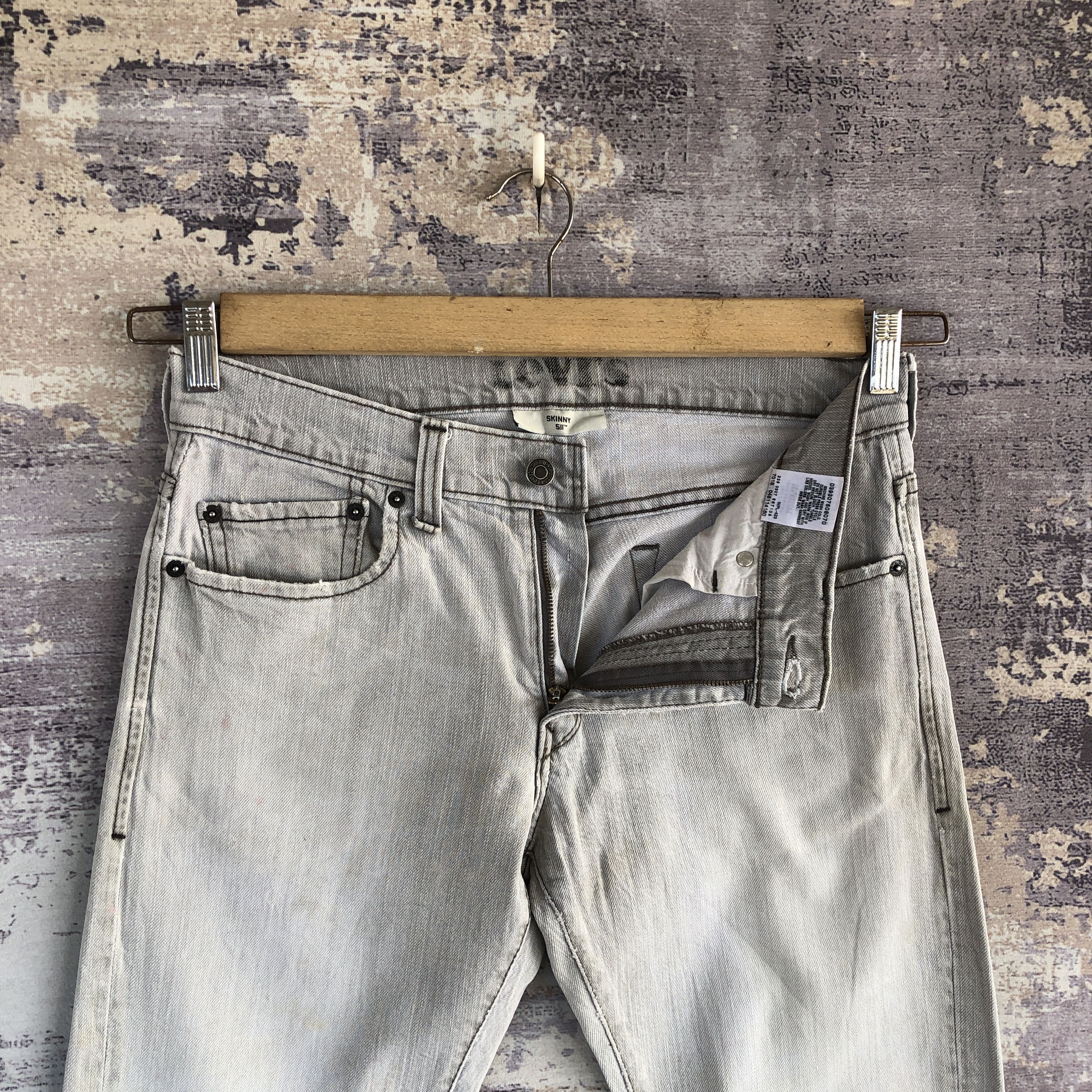 Levi's Vintage Levis 511 Faded Jeans Levi's Slim Skinny Fit Denim Size US 30 / EU 46 - 6 Thumbnail