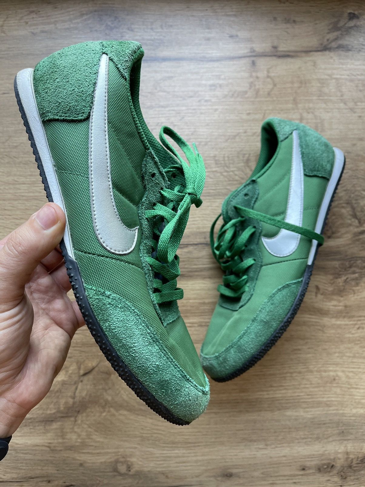 Vintage Green Forest Green Nike Cortez 2007 Nike Vintage Waffle