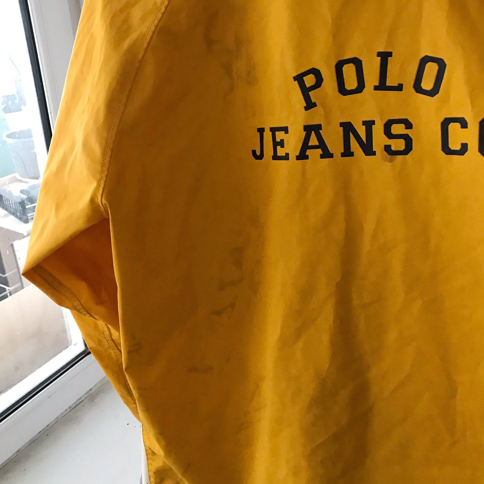 Polo Ralph Lauren × Vintage Polo Sport Ralph Lauren Raincoat Light Jacket Big Logo Sz M Size US M / EU 48-50 / 2 - 8 Thumbnail