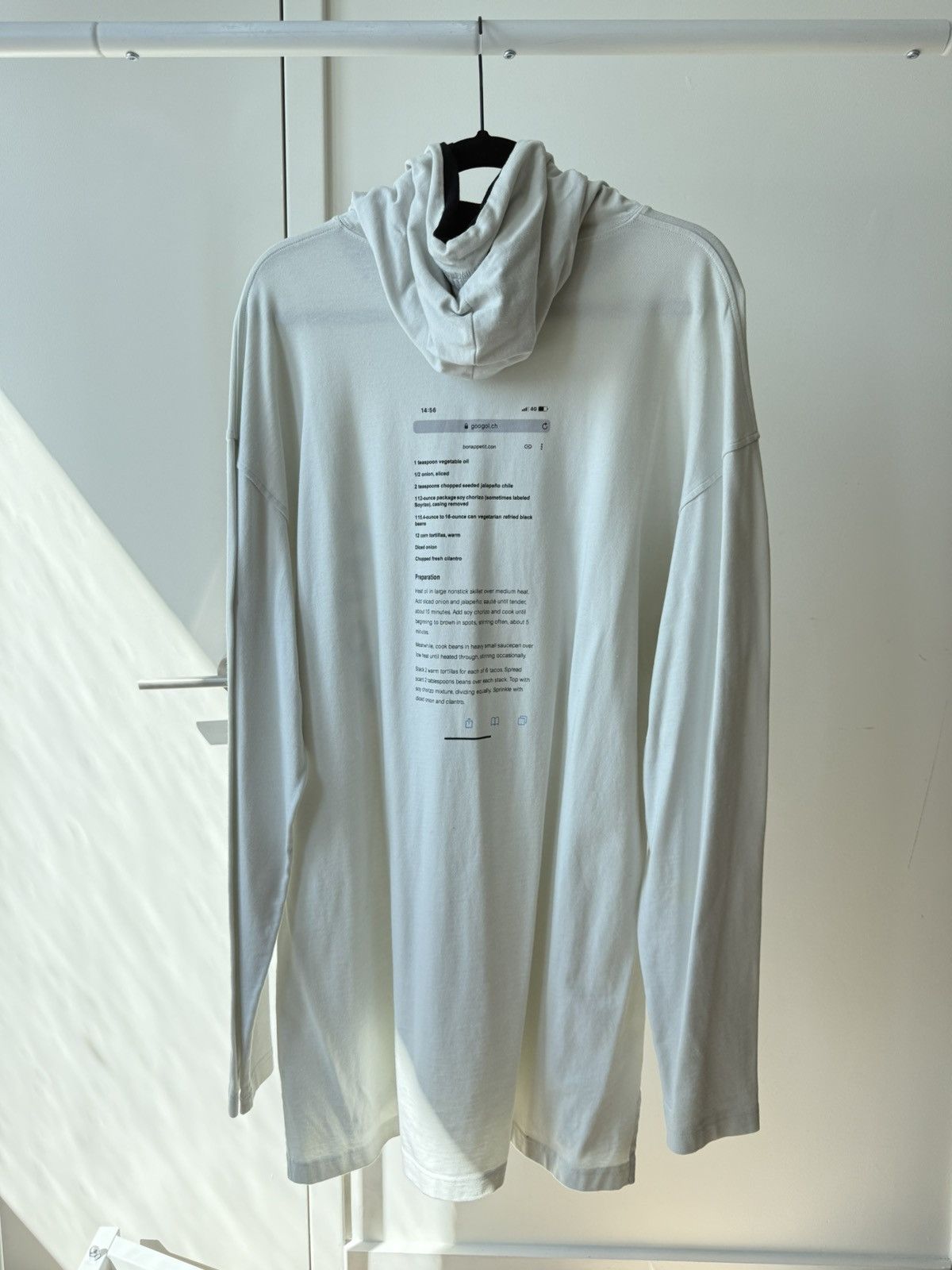 Vetements (RUNWAY) Vetements 19fw incognito mask “Taco” Hoodie Size US S / EU 44-46 / 1 - 2 Thumbnail