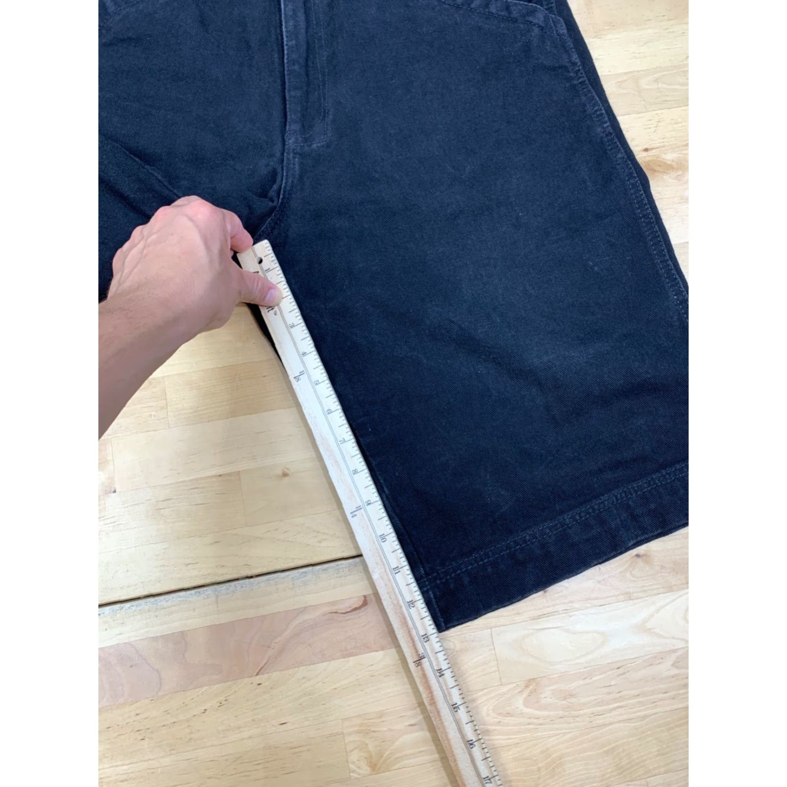 Timberland VINTAGE Timberland Denim Jean Shorts 34 Black Jorts Embroidered 90s Y2K Mens Shorts Size US 34 / EU 50 - 6 Thumbnail