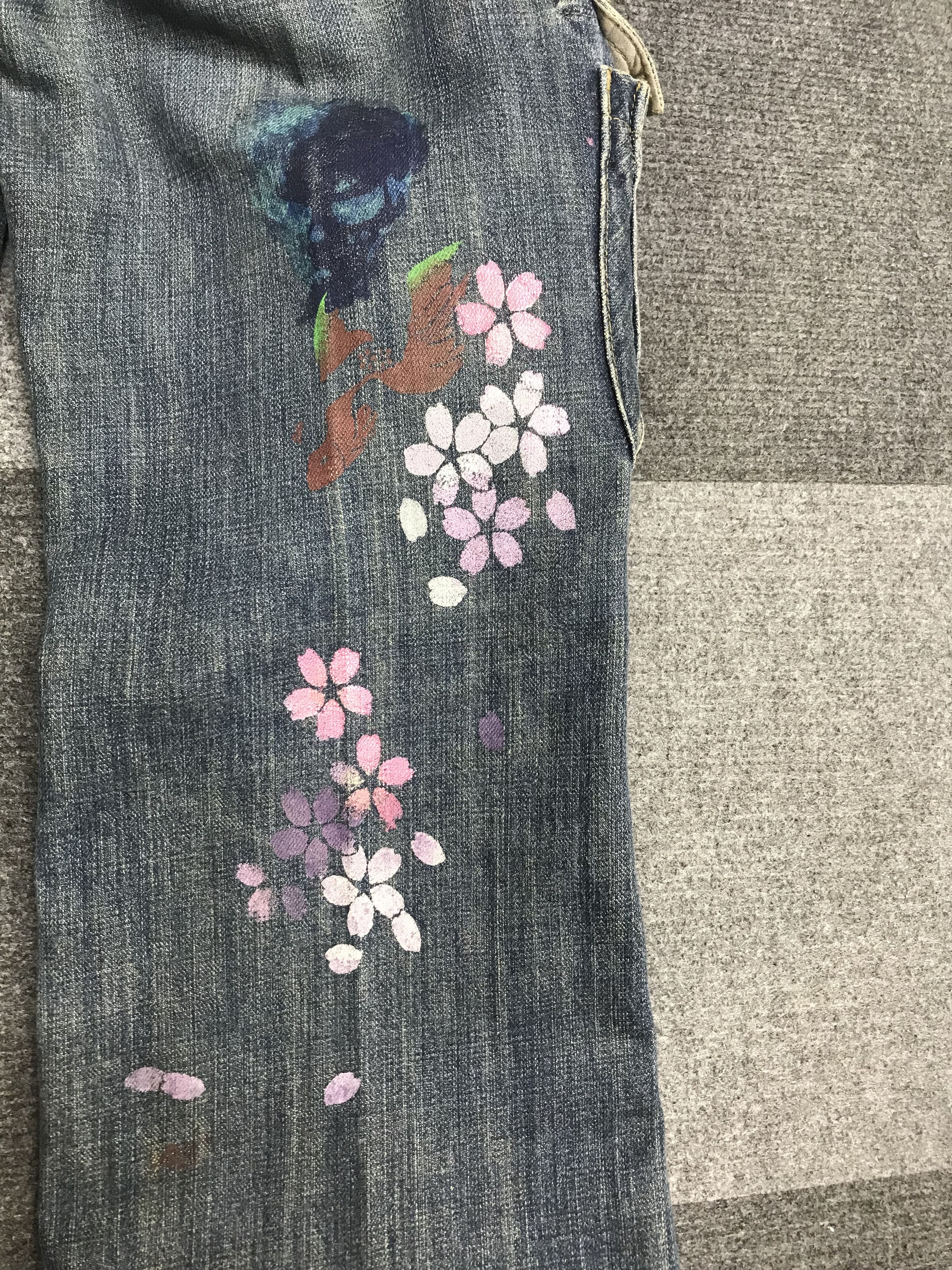 Japanese Brand Flare🔥El BOITE Multi 3D pockets Japan Painter Jeans F1 Size US 32 / EU 48 - 11 Thumbnail