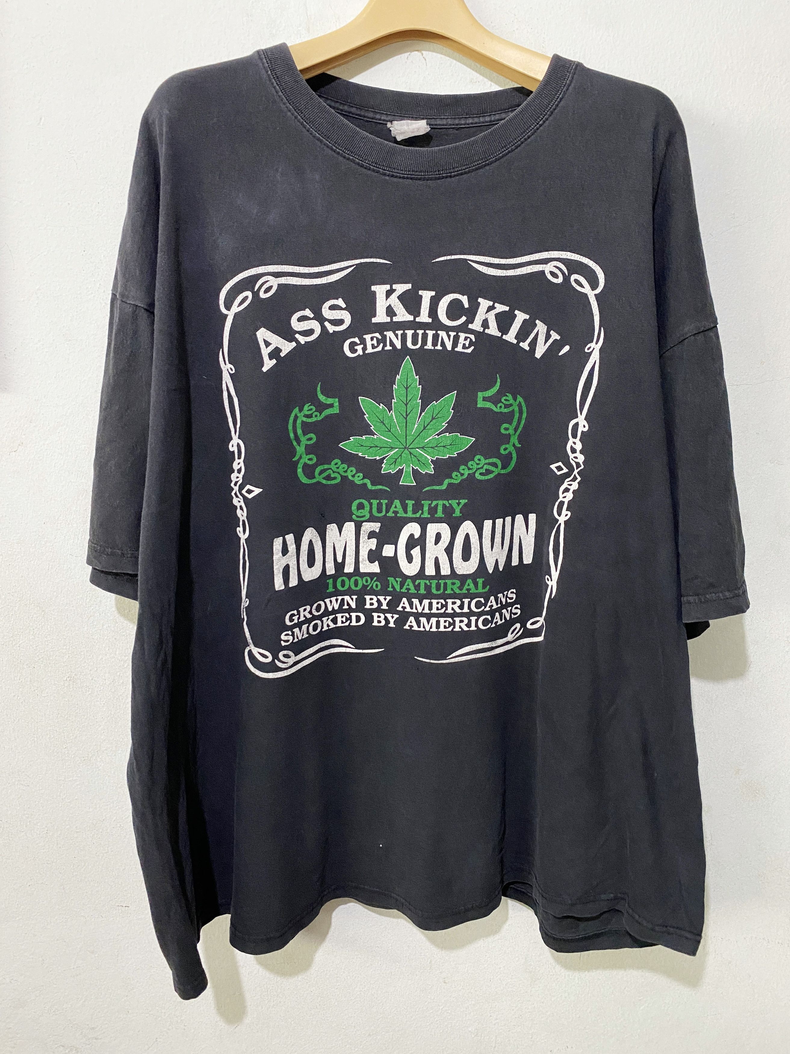Band Tees × Rap Tees × Vintage Vintage Ass Kickin Home Grown Shirt Size US XXL / EU 58 / 5 - 1 Thumbnail