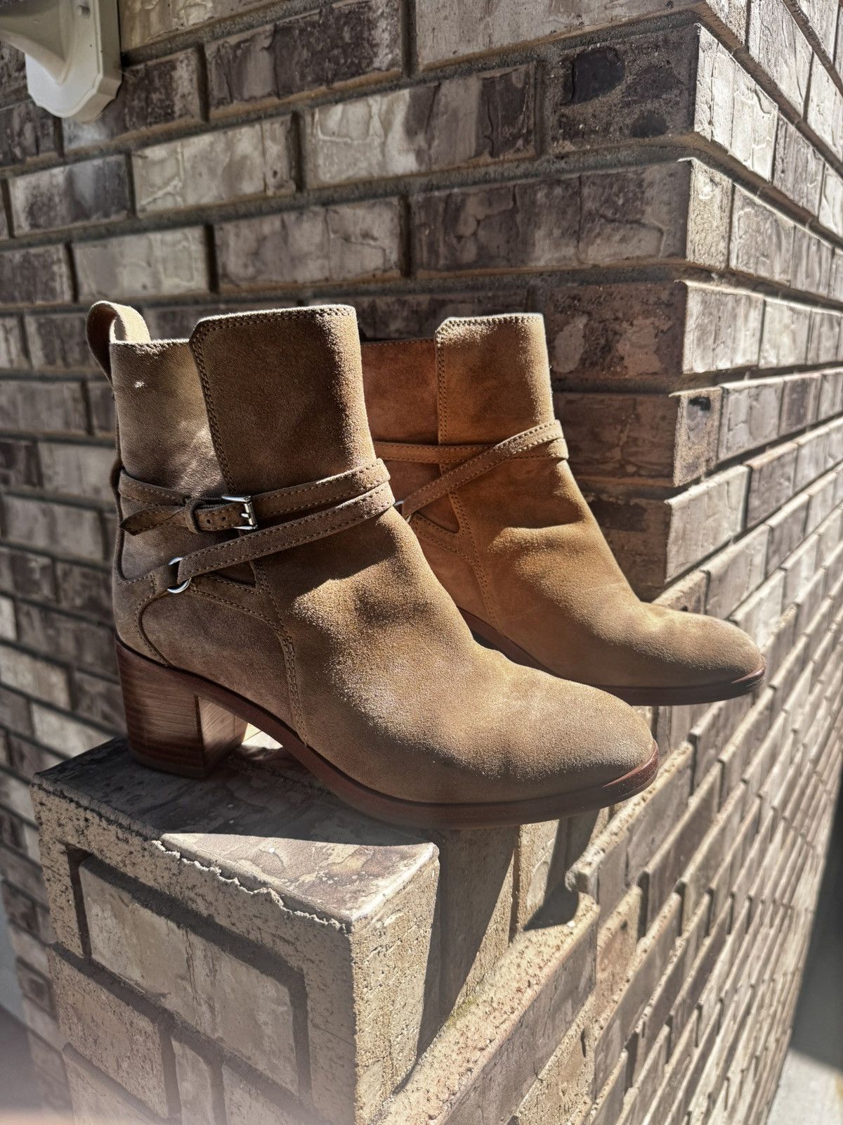 Rag & Bone Rag & Bone Suede Newbury Ankle Boots - Size 38.5 (US 8) Size US 8.5 / IT 38.5 - 1 Thumbnail