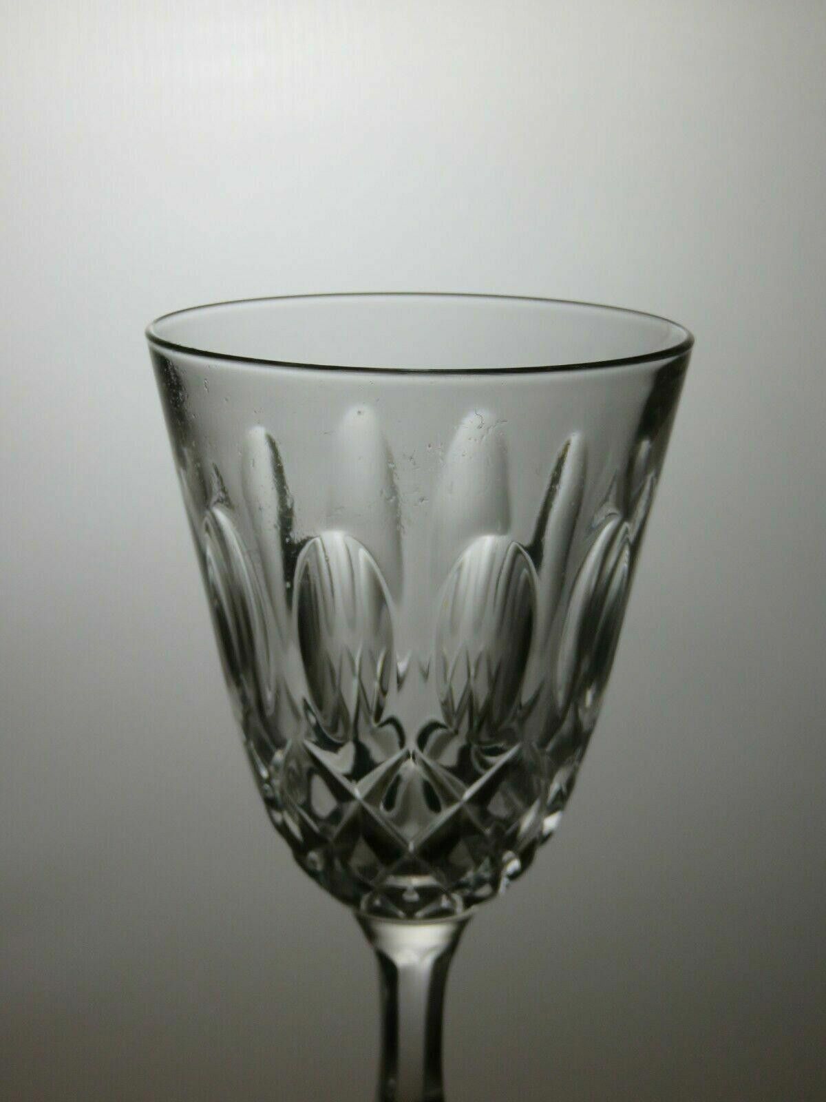 Other 5 x Royal Crystal Rock Linea Medici Cut Claret Wine Glasses Size ONE SIZE - 6 Thumbnail