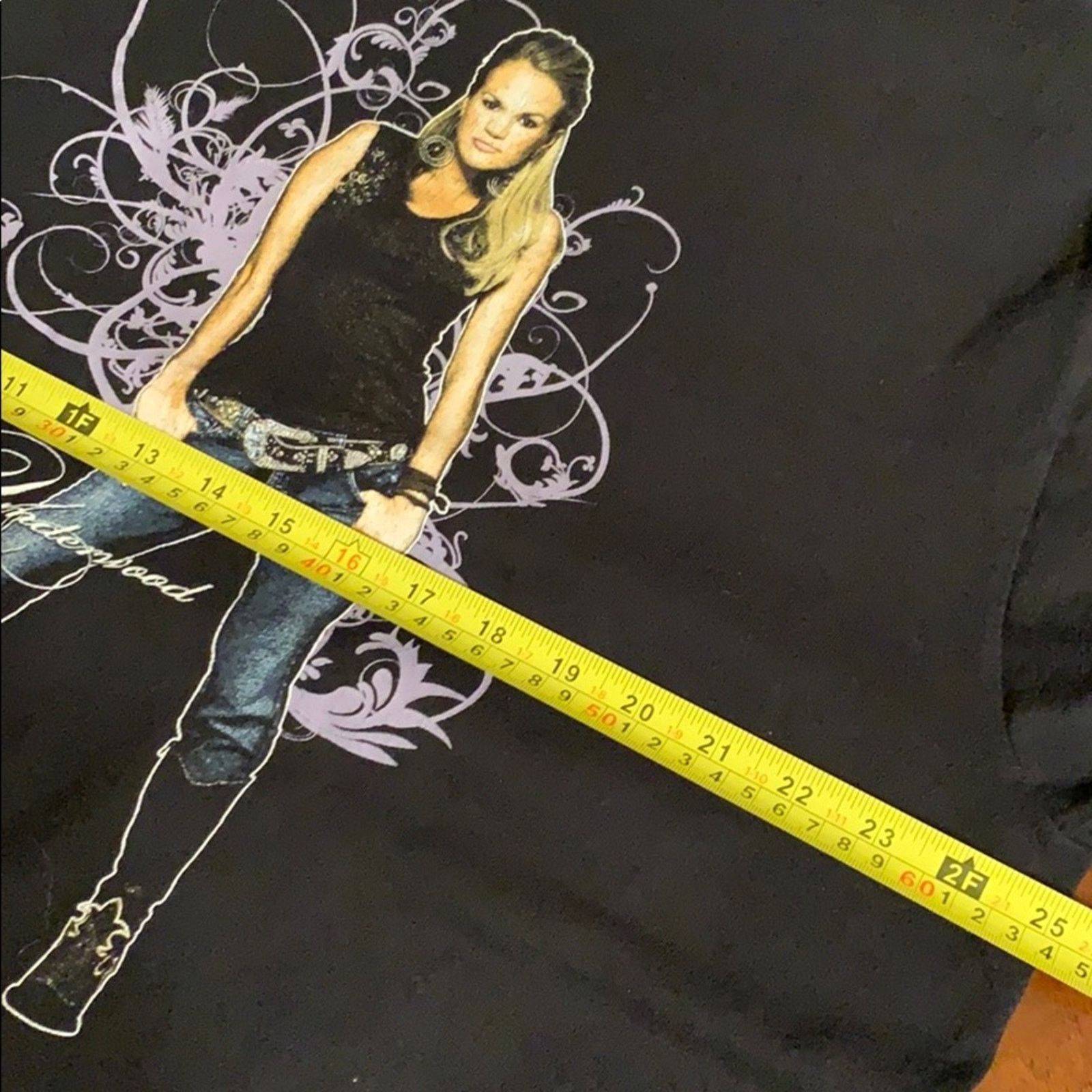 Anvil Carrie Underwood Shirt Men's 2X Carnival Ride Tour Vintage Size US XXL / EU 58 / 5 - 6 Thumbnail