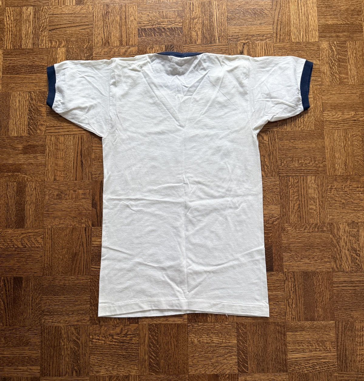 Champion Vintage 80s Fitzgerald Schools Physical Education Ringer Tee Size US M / EU 48-50 / 2 - 8 Thumbnail