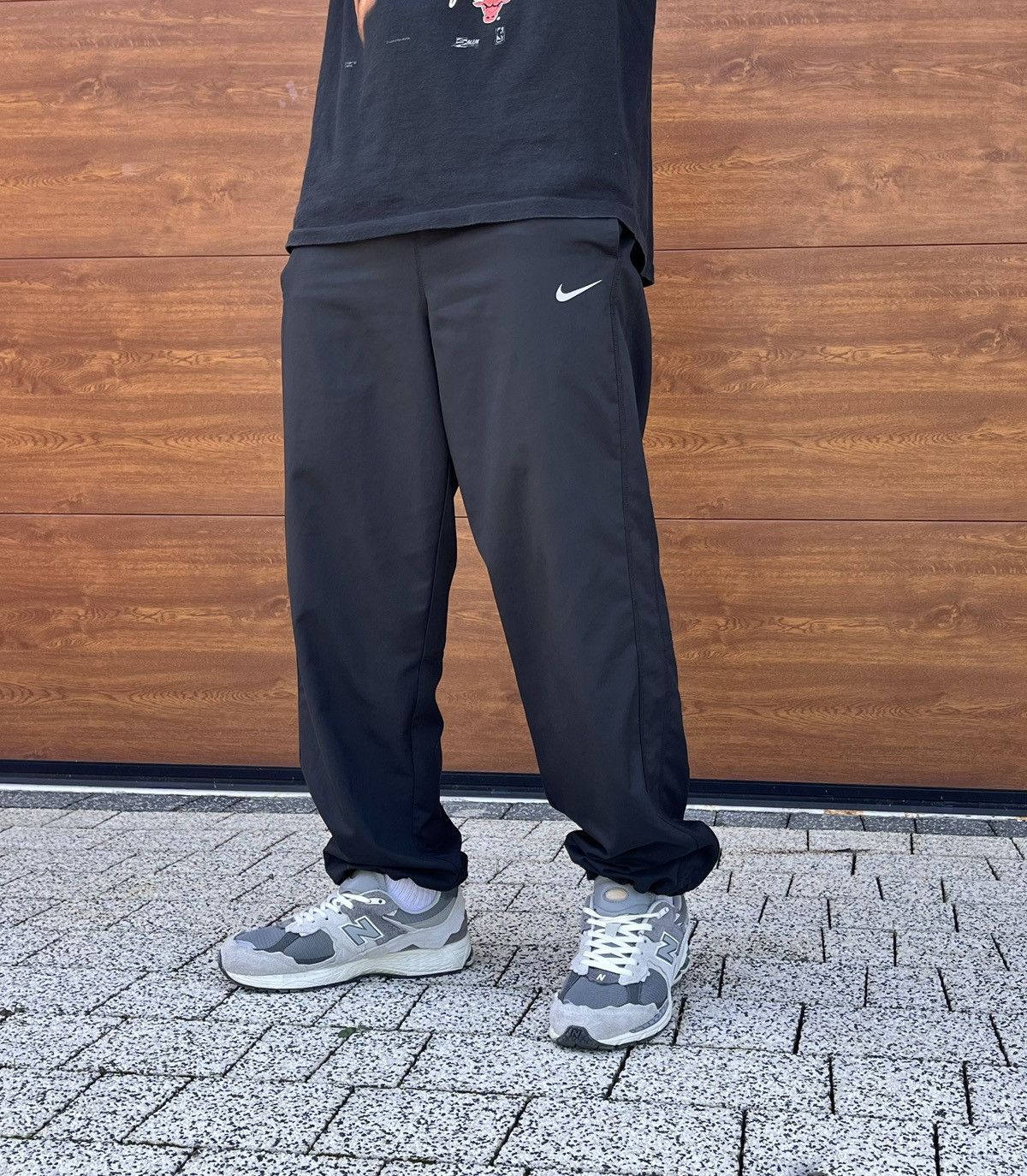 Nike × Vintage Nike Vintage Track Baggy Y2K Drill Streetwear Pants Dri Fit Size US 36 / EU 52 - 3 Thumbnail