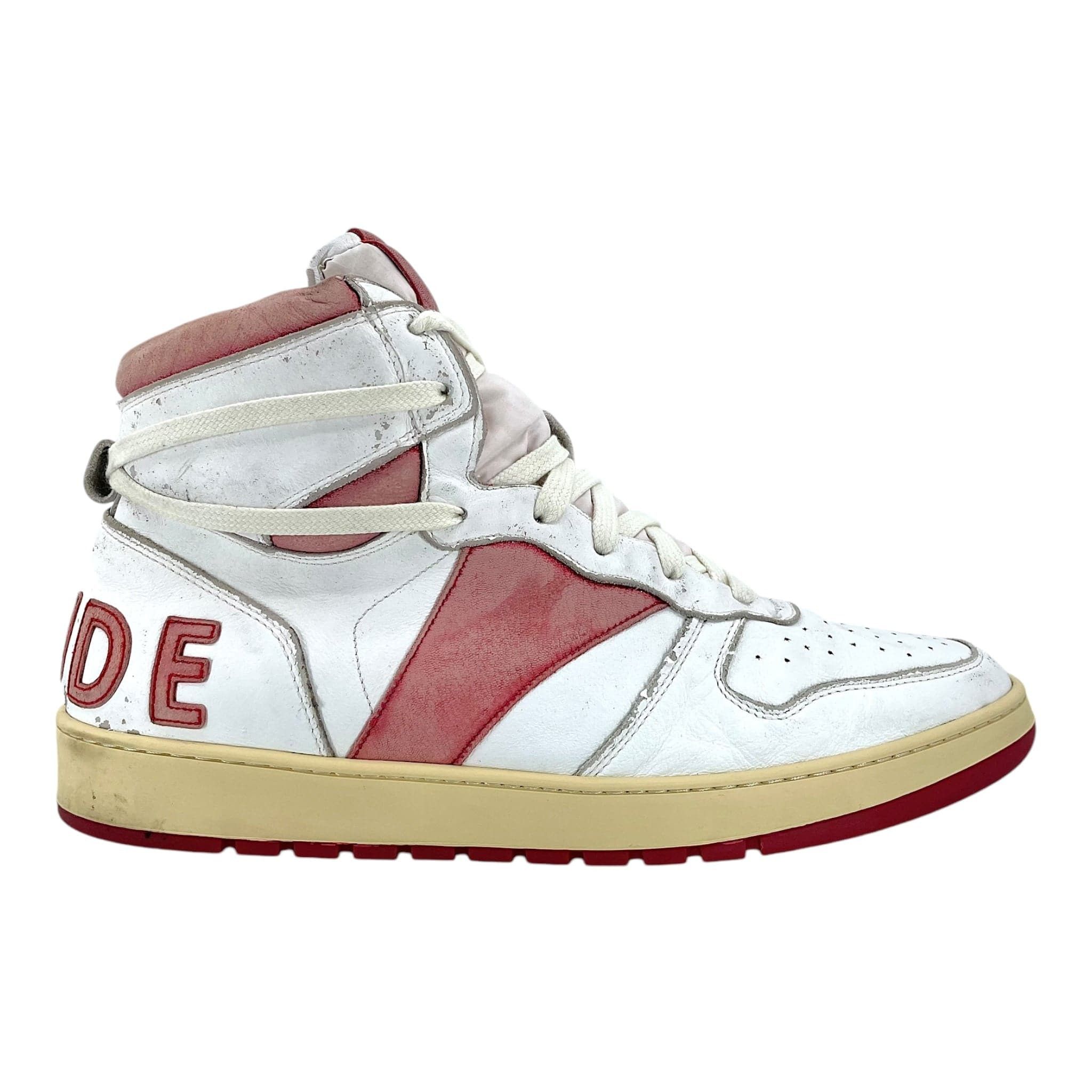 Rhude Rhecess Hi White Red Size US 9 / EU 42 - 1 Thumbnail