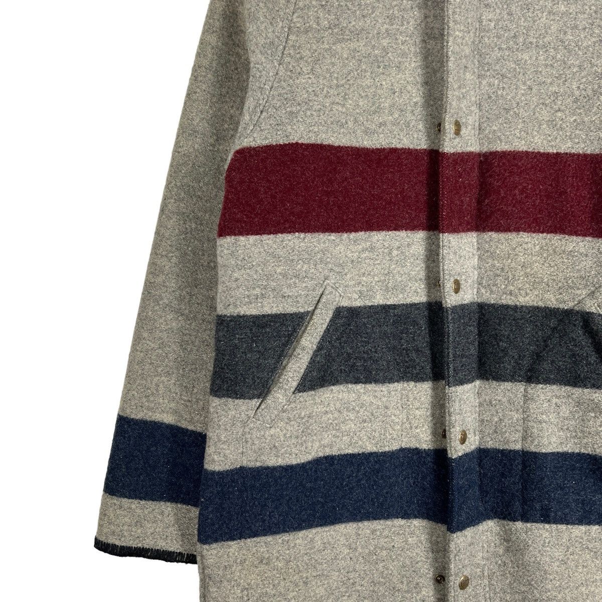 Woolrich Woolen Mills 🔥 VINTAGE WOOLRICH WOOL HOODIE JACKET Size US S / EU 44-46 / 1 - 6 Thumbnail