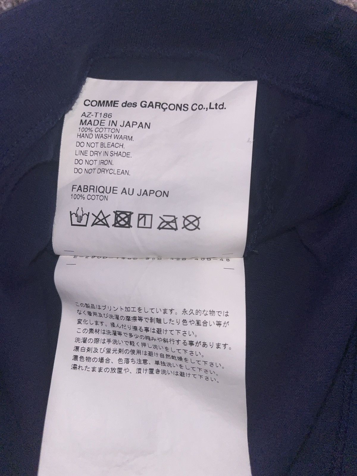 Comme des Garcons COMME DES GARCONS PLAY MULTI HEART T-SHIRT - NAVY Size US S / EU 44-46 / 1 - 7 Thumbnail