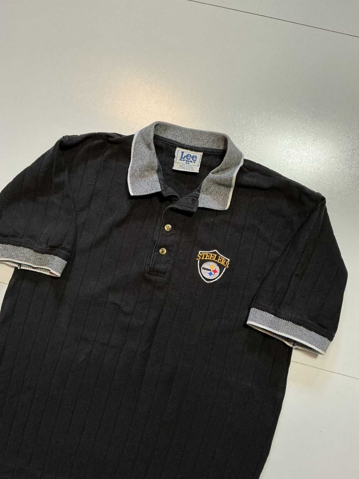 Lee Pittsburgh Steelers NFL Football Team Logo Polo Shirt Size US L / EU 52-54 / 3 - 4 Thumbnail