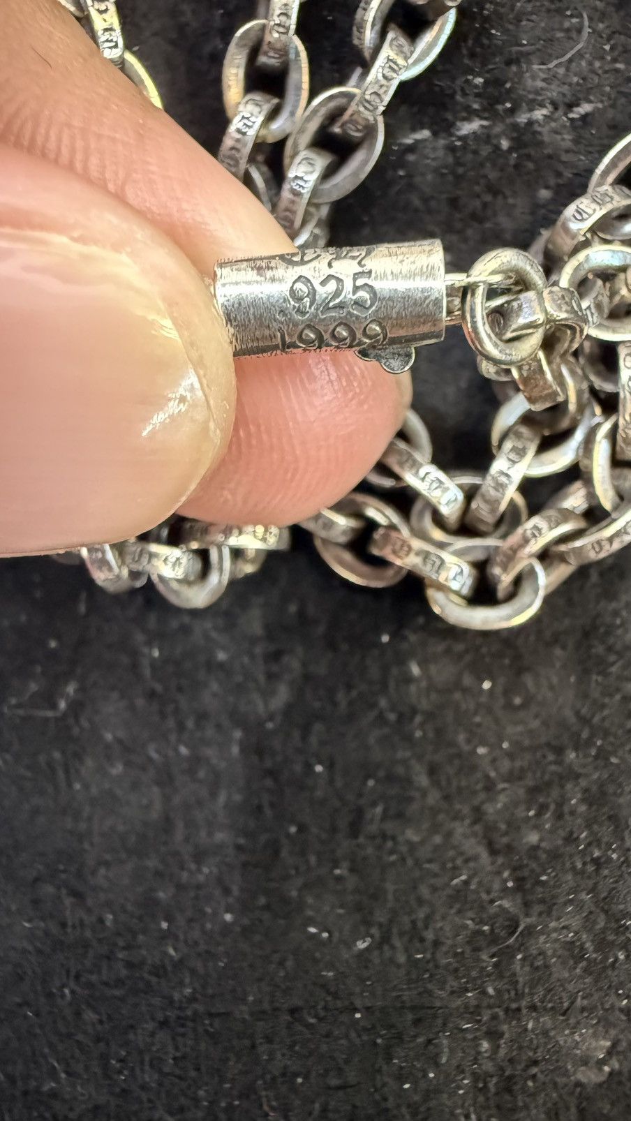 Chrome Hearts Chrome Heart Paper Chain Necklace Size ONE SIZE - 8 Thumbnail