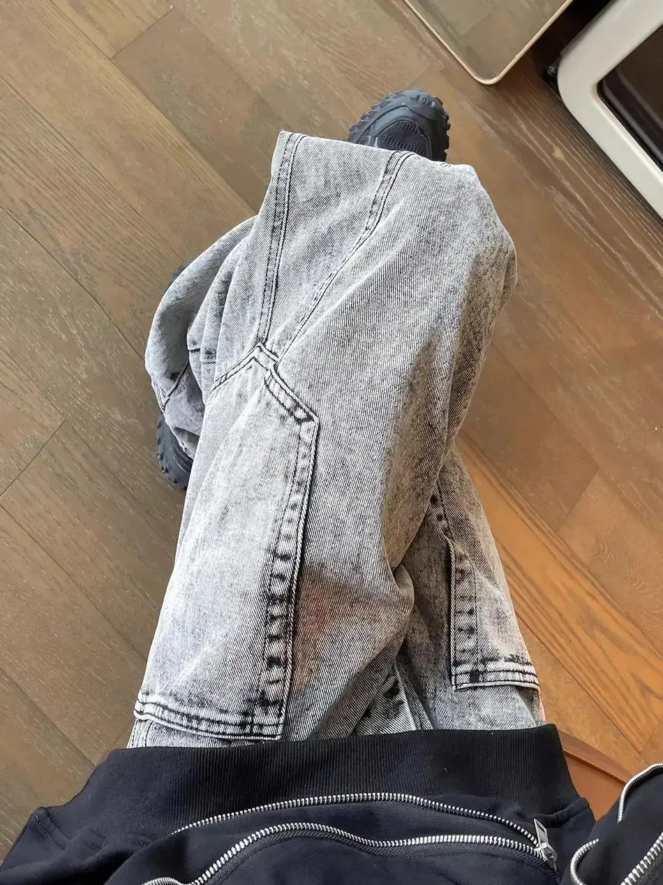 Japanese Brand Retro high street straight leg wide leg jeans Size US 32 / EU 48 - 2 Thumbnail
