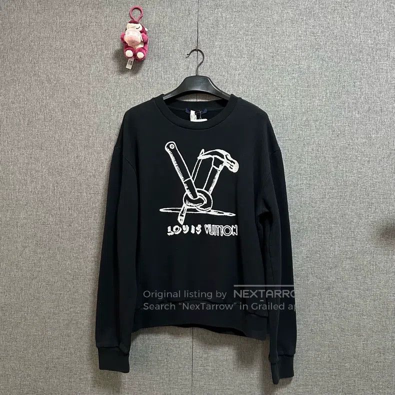 Louis Vuitton Letter embroidered sweatshirt