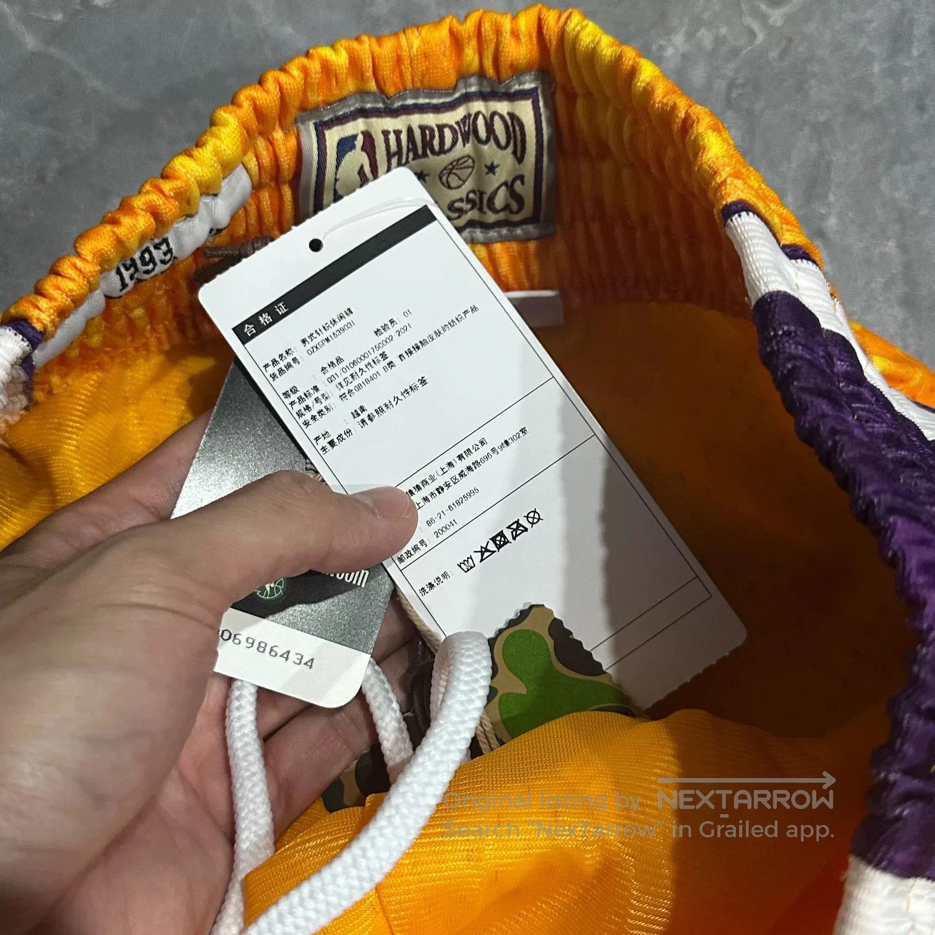 Bape Bape Mitchell Ness Lakers Graffiti Shorts. Size US 26 / EU 42 - 5 Thumbnail