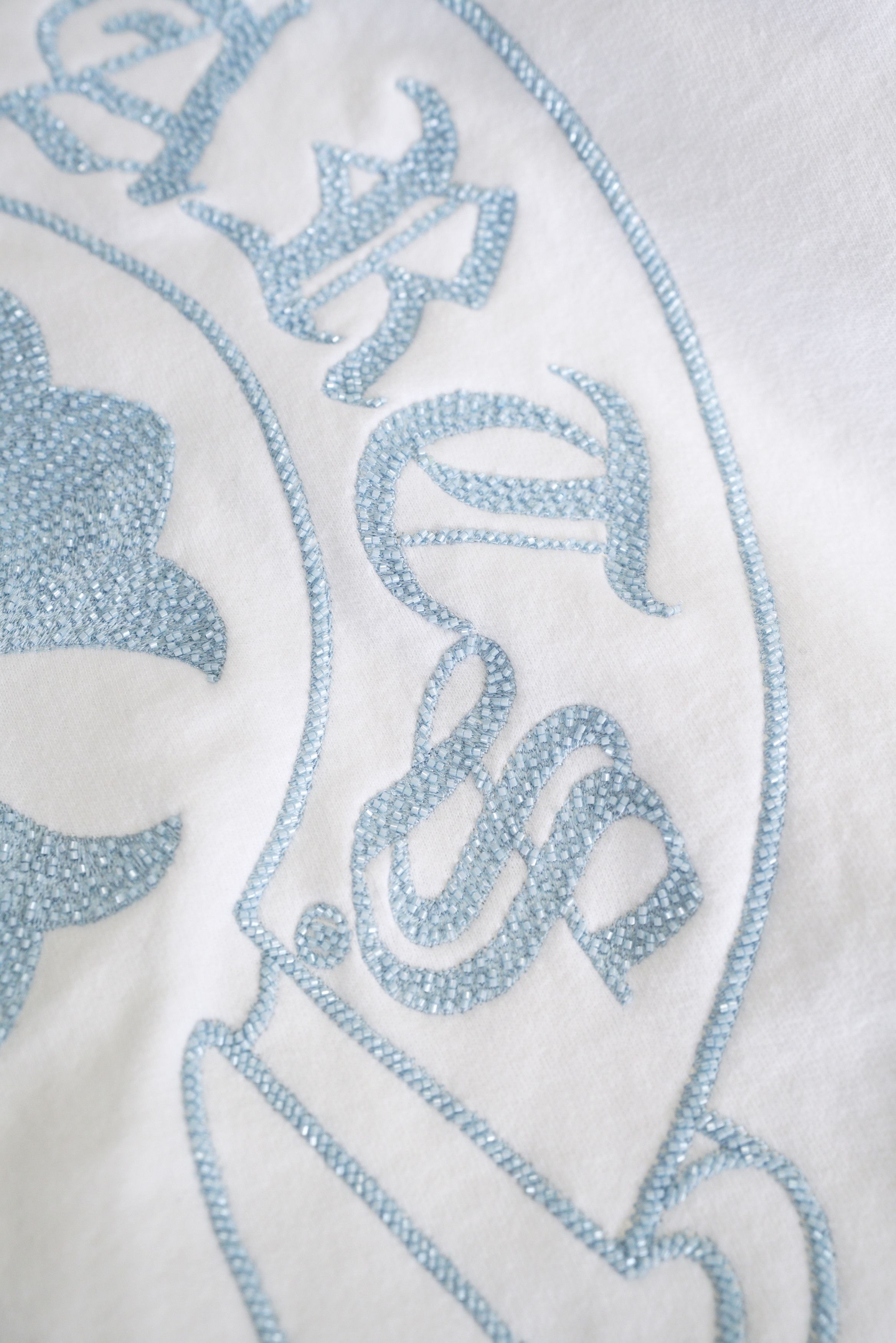 Chrome Hearts Chrome Hearts Beaded Horseshoe Logo White Zip Up Hoodie Size US S / EU 44-46 / 1 - 17 Thumbnail