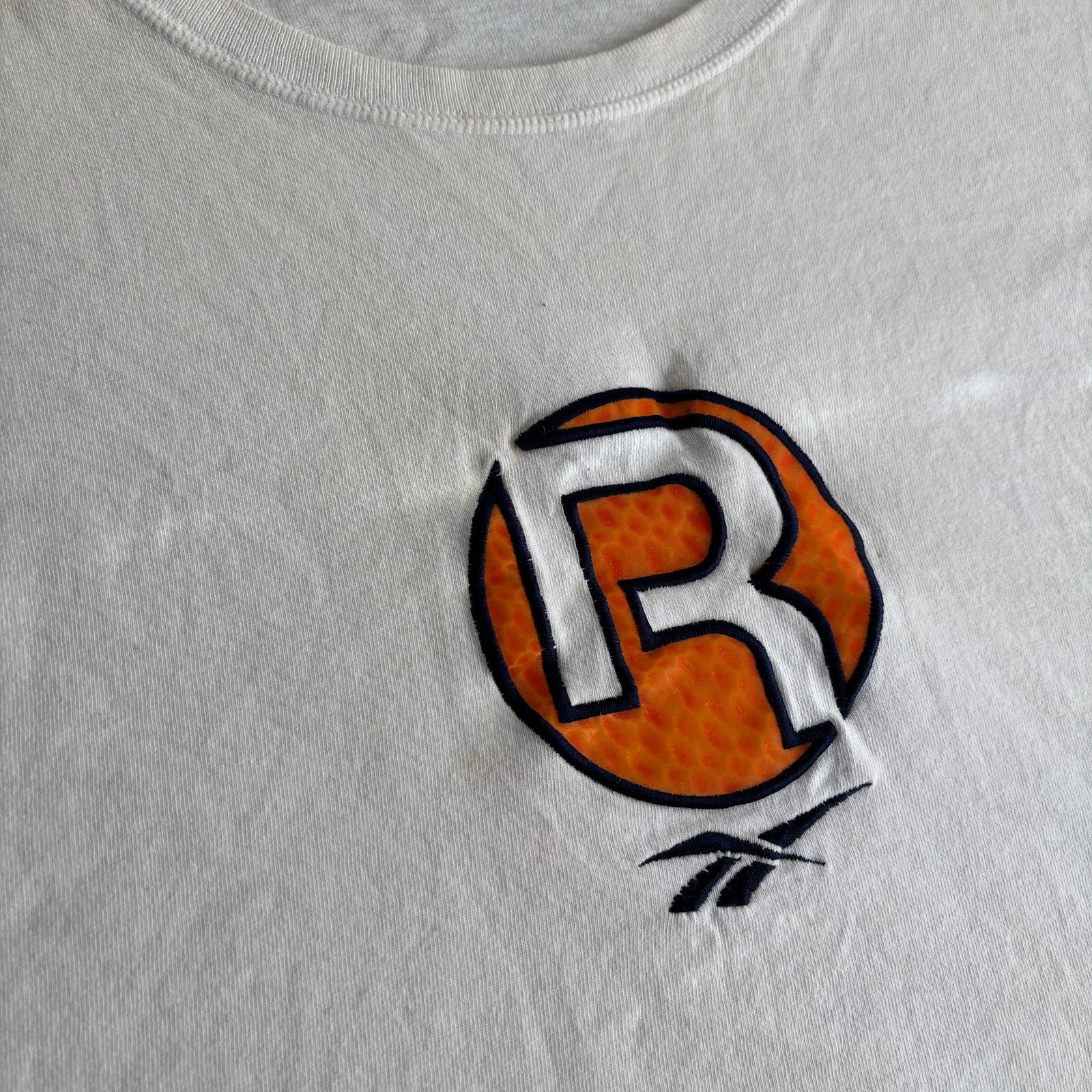 Reebok × Vintage 90s Crop Fit Vintage Reebok Cotton Tee Shirt Sz L Size US L / EU 52-54 / 3 - 2 Thumbnail