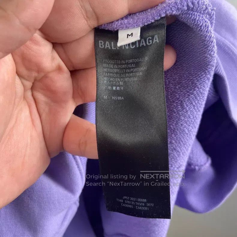 Balenciaga Balenciaga Eggplant purple embroidered Coca-Cola hooded sw Size US M / EU 48-50 / 2 - 4 Thumbnail