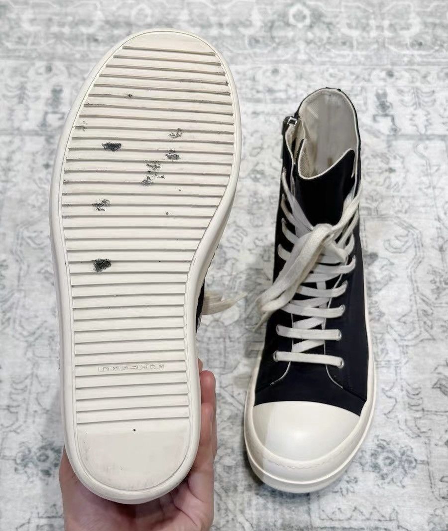 Rick Owens Rick Owens DRKSHDW high-top canvas sneakers Size US 7 / EU 40 - 8 Thumbnail