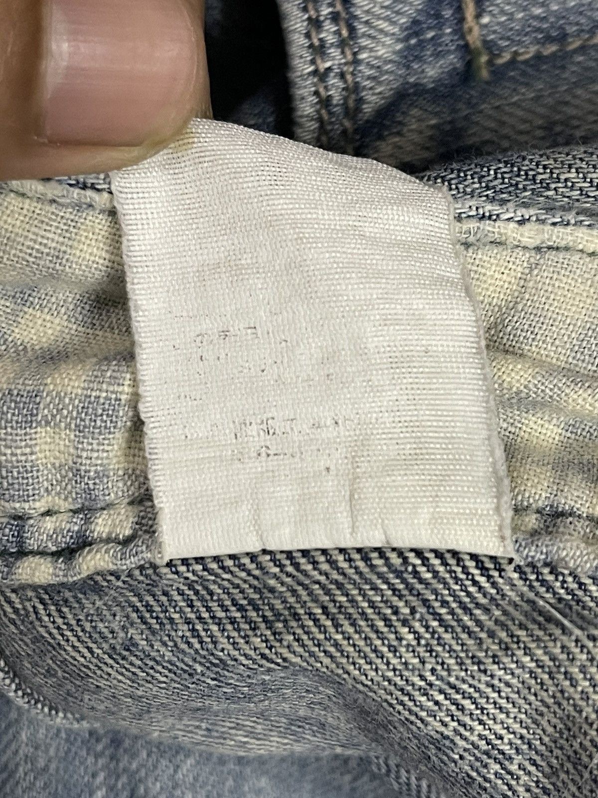 14th Addiction Vintage Japanese Brand Blue Faded Wash Carpenter Style Jeans Size US 31 - 10 Thumbnail