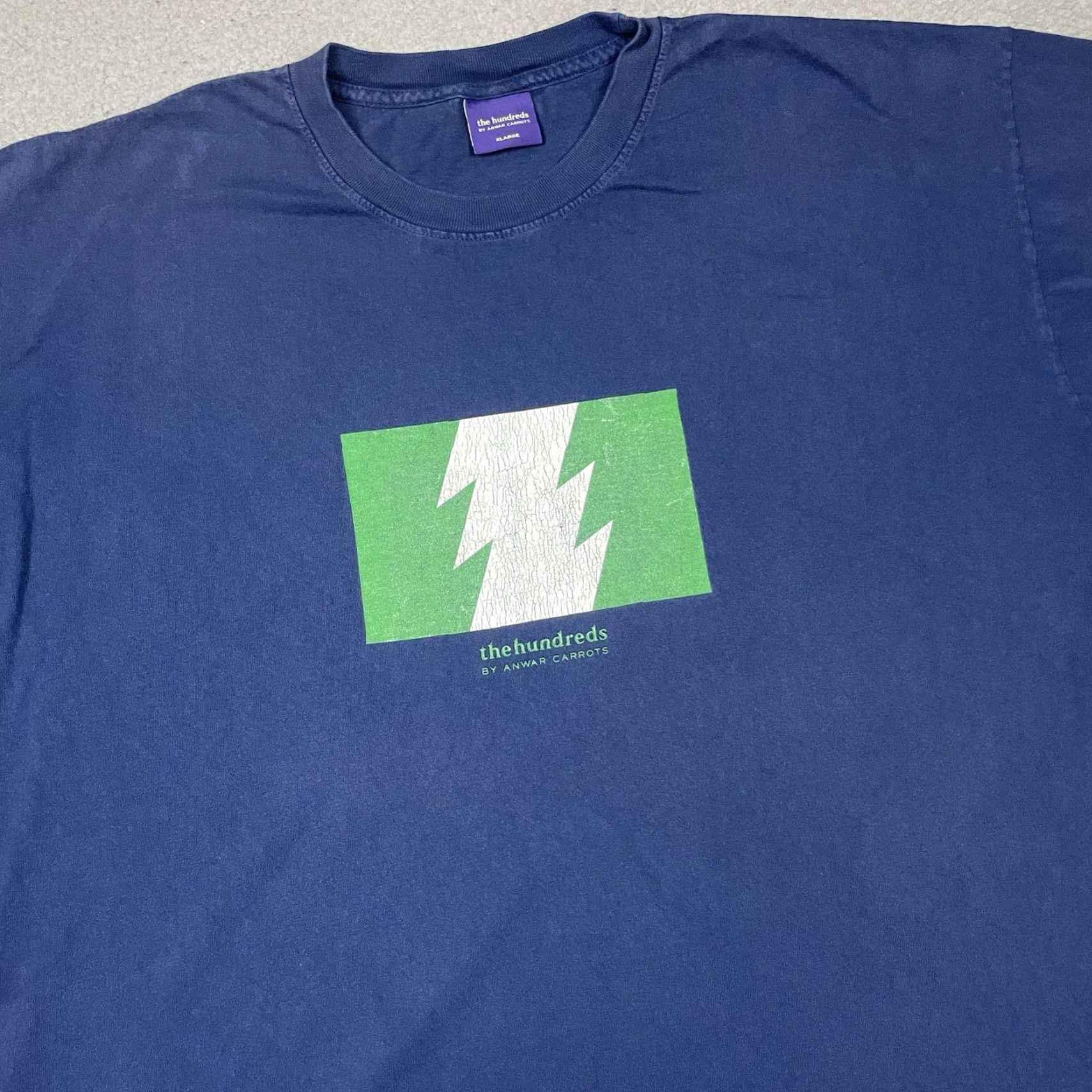 The Hundreds The Hundreds T Shirt Mens XL Blue By Anwar Carrots Collaboration Adieu Rare Size US XL / EU 56 / 4 - 2 Thumbnail