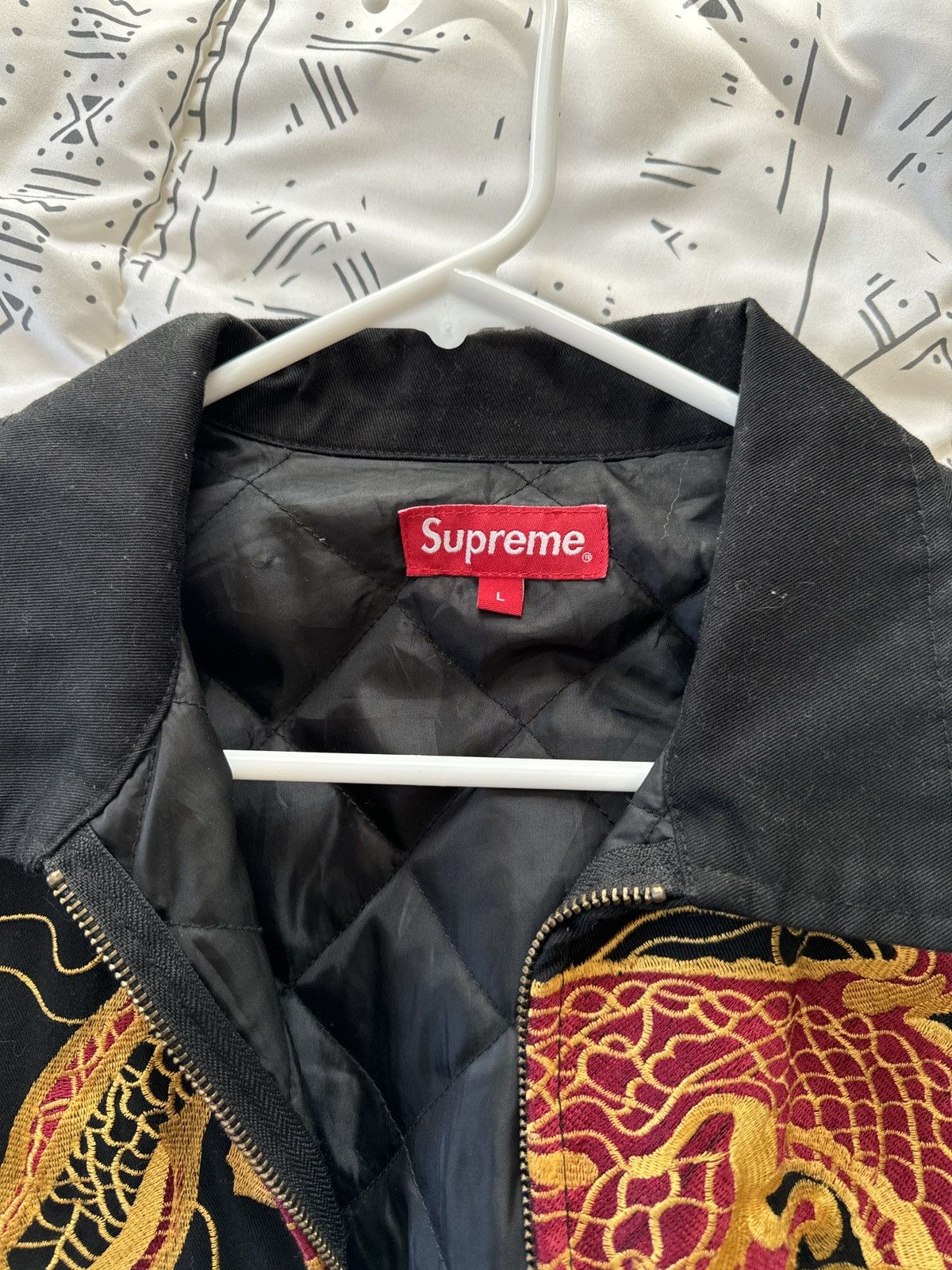 Supreme Supreme dragon work coat Size US L / EU 52-54 / 3 - 4 Thumbnail