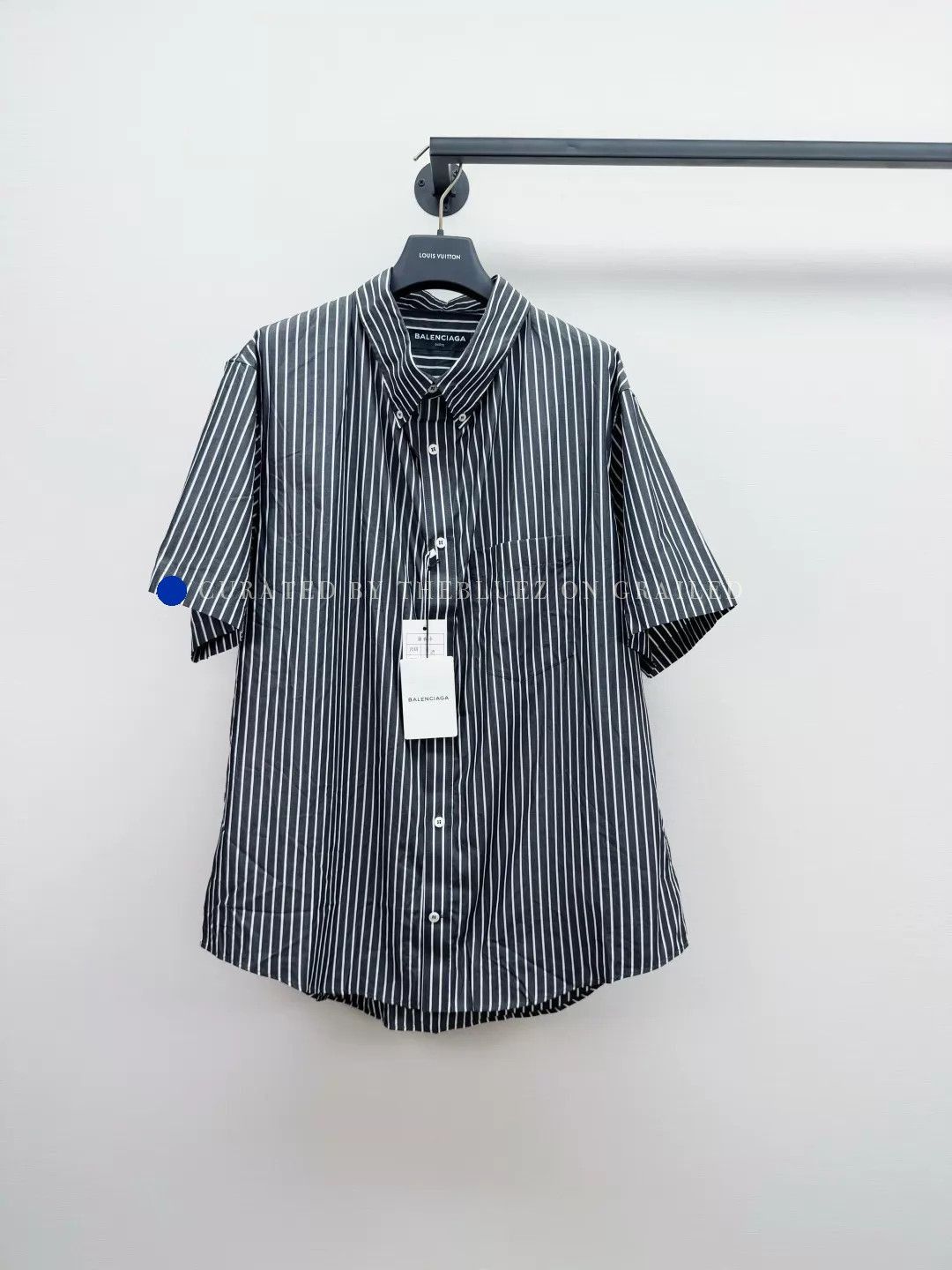 Balenciaga Striped Button-Up Shirt in Multi Size US M / EU 48-50 / 2 - 1 Thumbnail