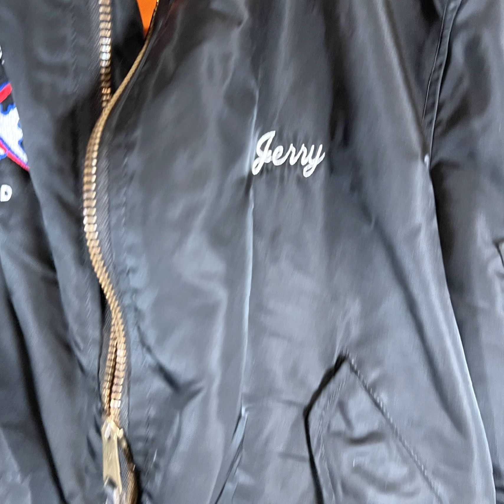 Vintage Vtg Bomber Jacket Embroidered Firearms Instructor Jacket Sz L Black Size US L / EU 52-54 / 3 - 2 Thumbnail