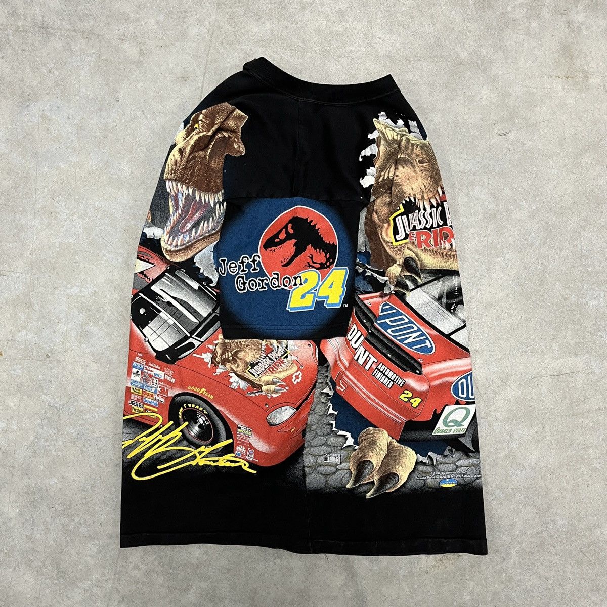Chase Authentics Vintage Jurassic Park Nascar All Over Print Shirt Size US L / EU 52-54 / 3 - 3 Thumbnail