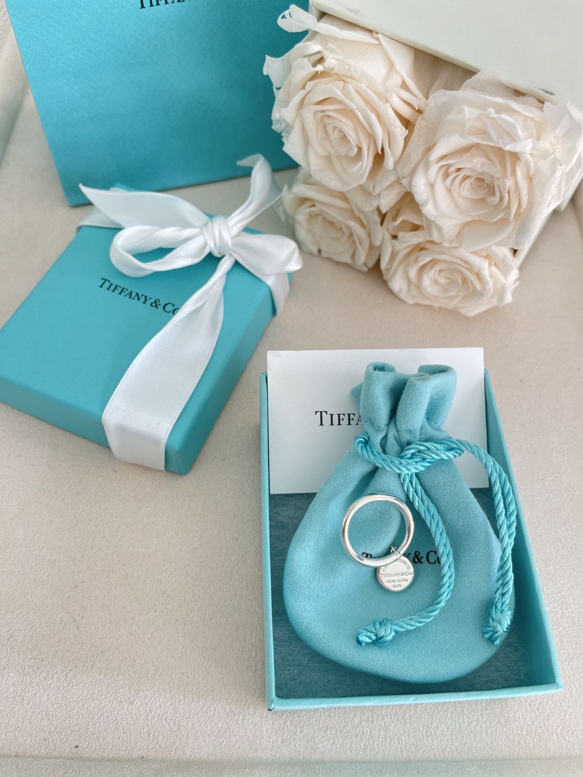 Tiffany & Co. Return To Tiffany Round Charm Ring Silver 5.75 NEW $650 Size ONE SIZE - 9 Thumbnail