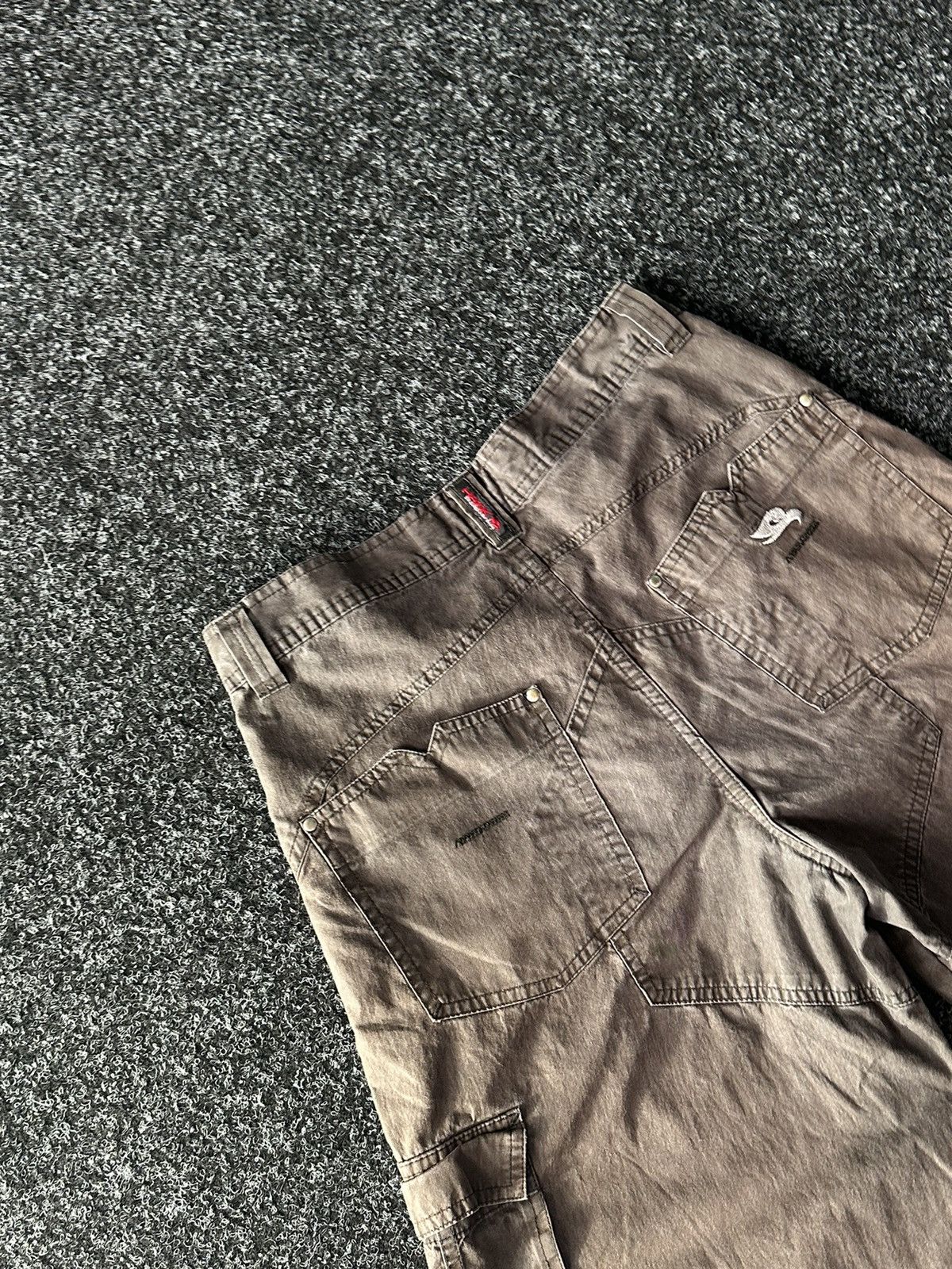 JNCO × Tony Hawk × Vintage Crazy Rare Hawk Plaid JNCO Style Skater Shorts Essential Y2K Size US 31 - 10 Thumbnail