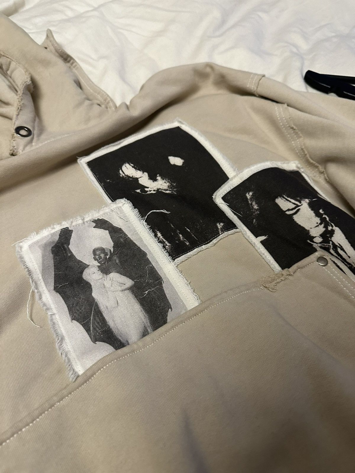 SHINE LUXURY "GUANTANAMO" scarfed zipper hoodie Size US XXL / EU 58 / 5 - 2 Thumbnail