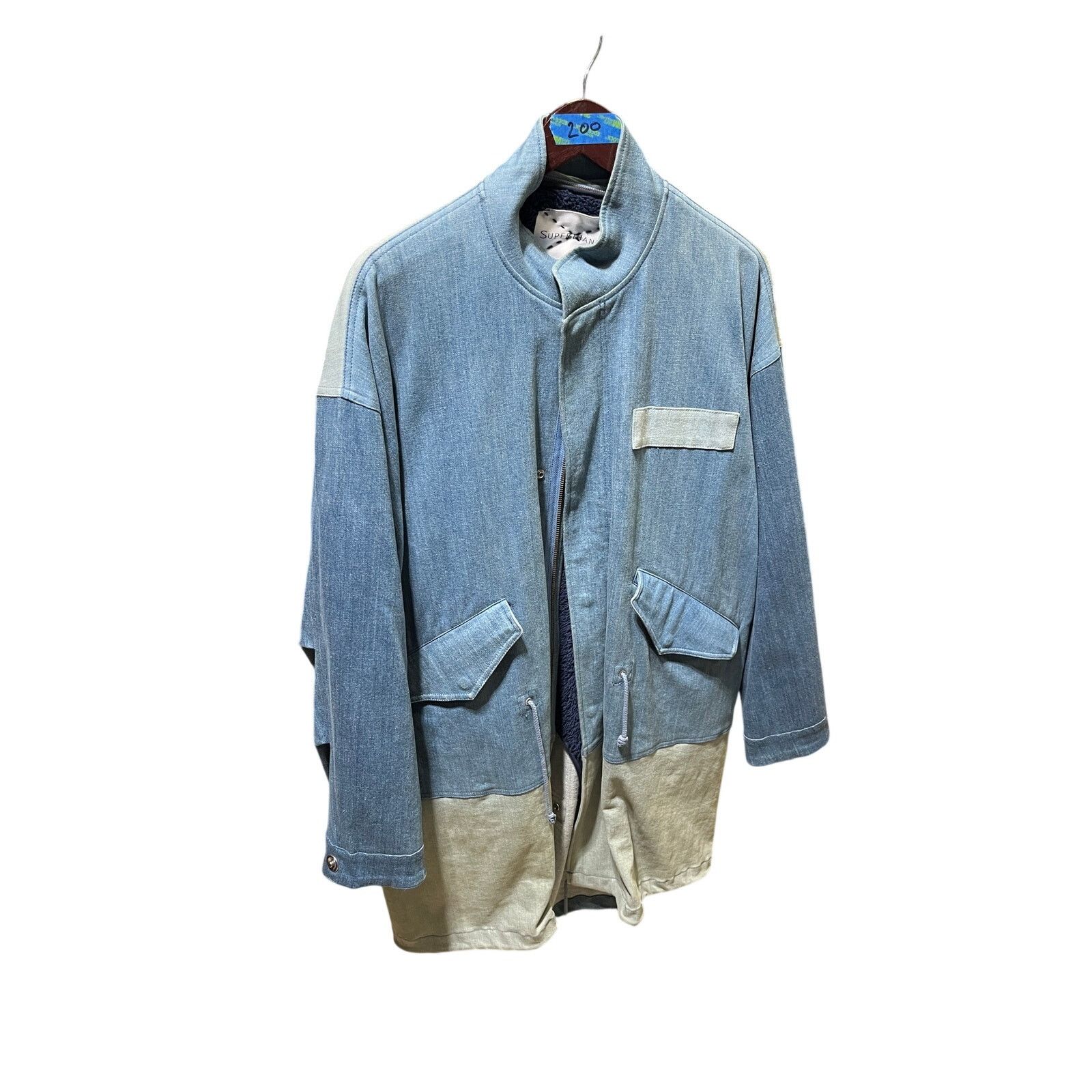 Japanese Brand Superthanks Japanese Denim Trench Coat With soft liner Size US L / EU 52-54 / 3 - 1 Thumbnail