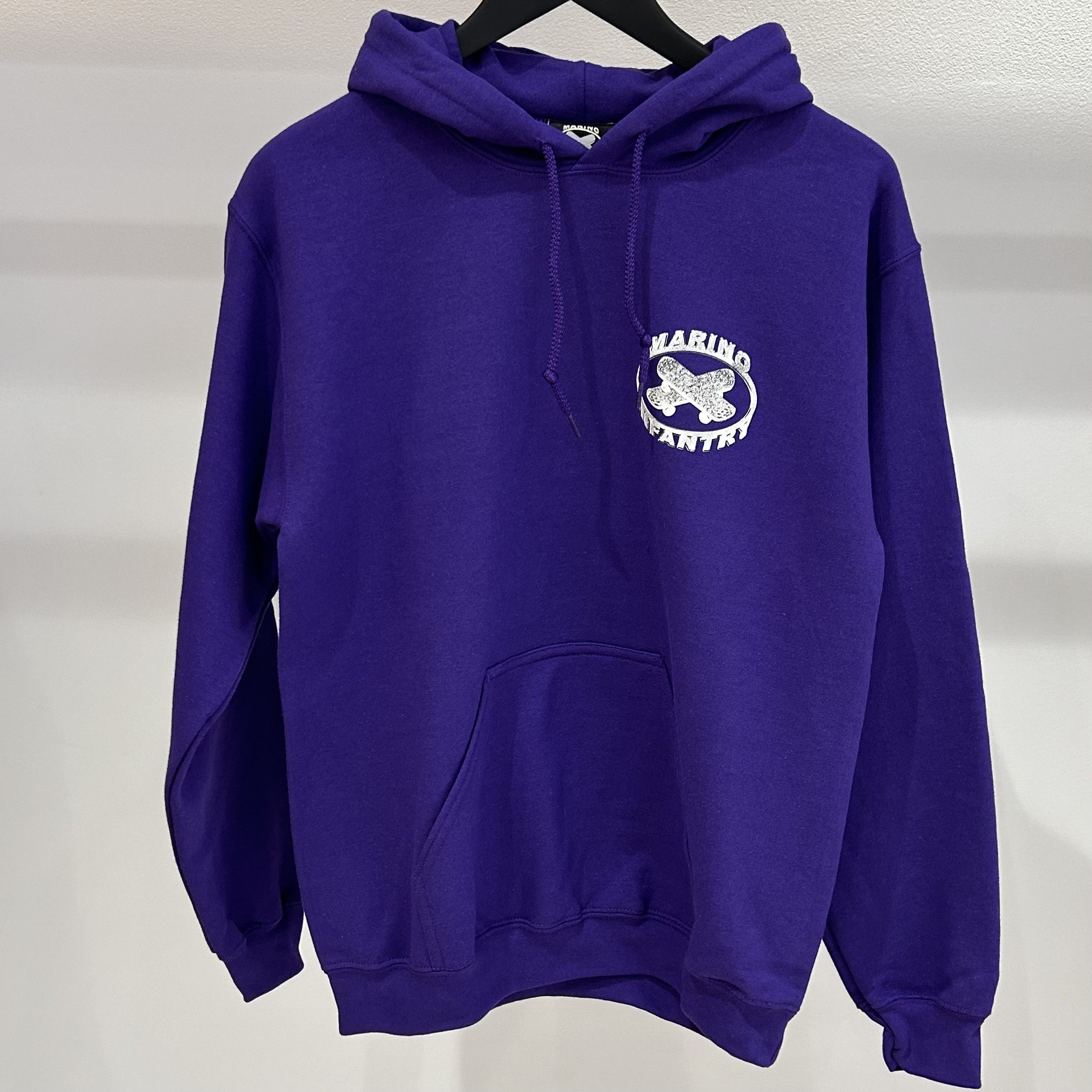 Marino Infantry Marino Infantry M Logo Hoodie Purple | Grailed 
