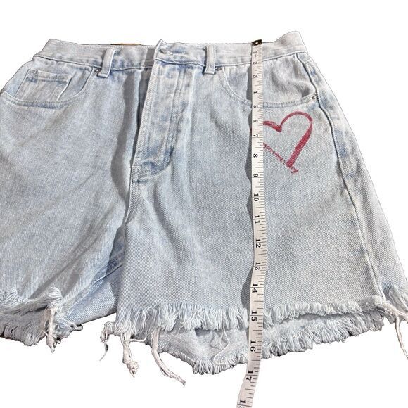 Pacsun Pacsun Women 90S Girlfriend Button Fly Denim Short 26 Size 26" / US 2 / IT 38 - 15 Thumbnail