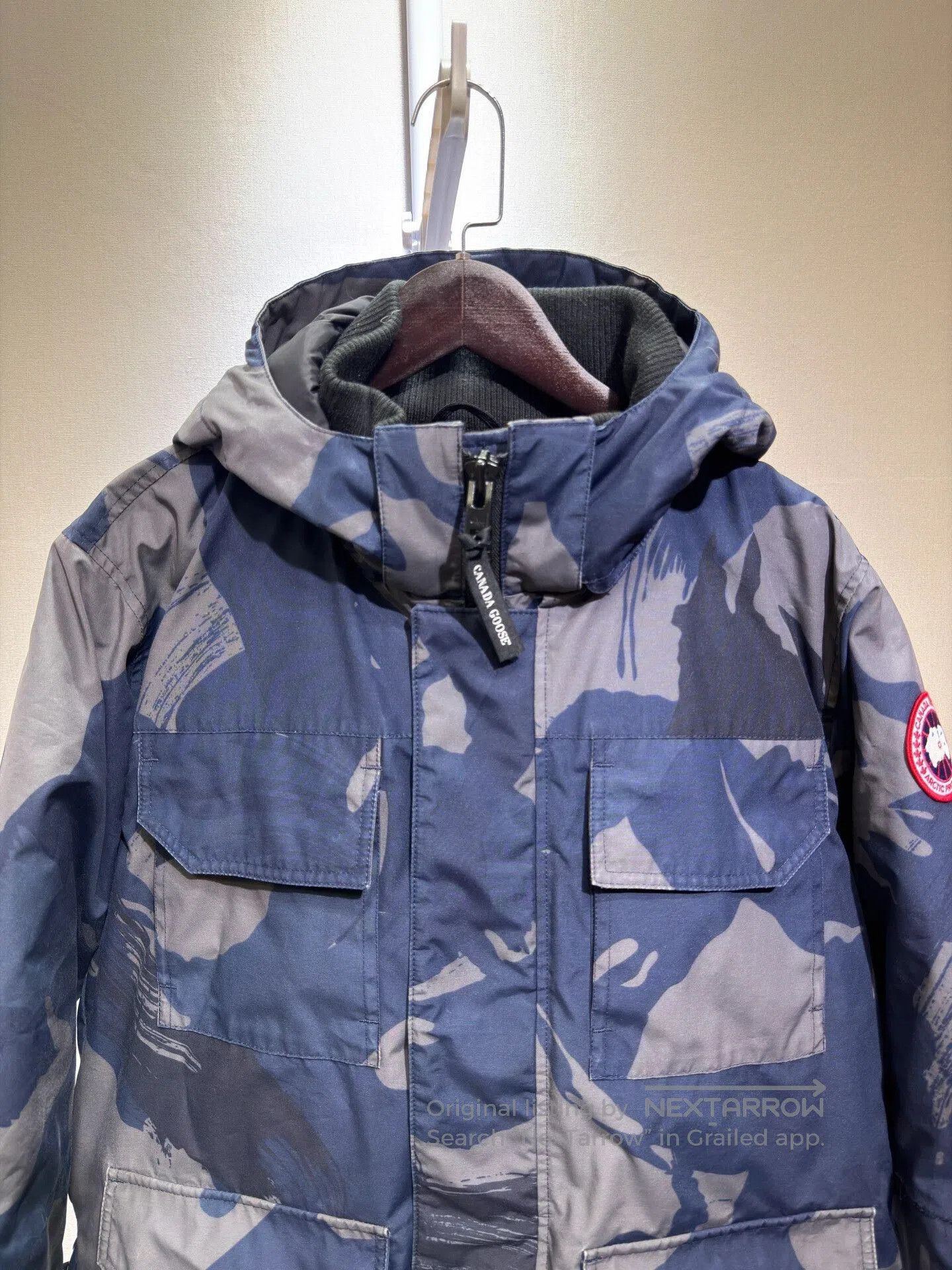 Canada Goose Canada Goose Maitland Blue Camo Down Jacket. Size US XL / EU 56 / 4 - 3 Thumbnail