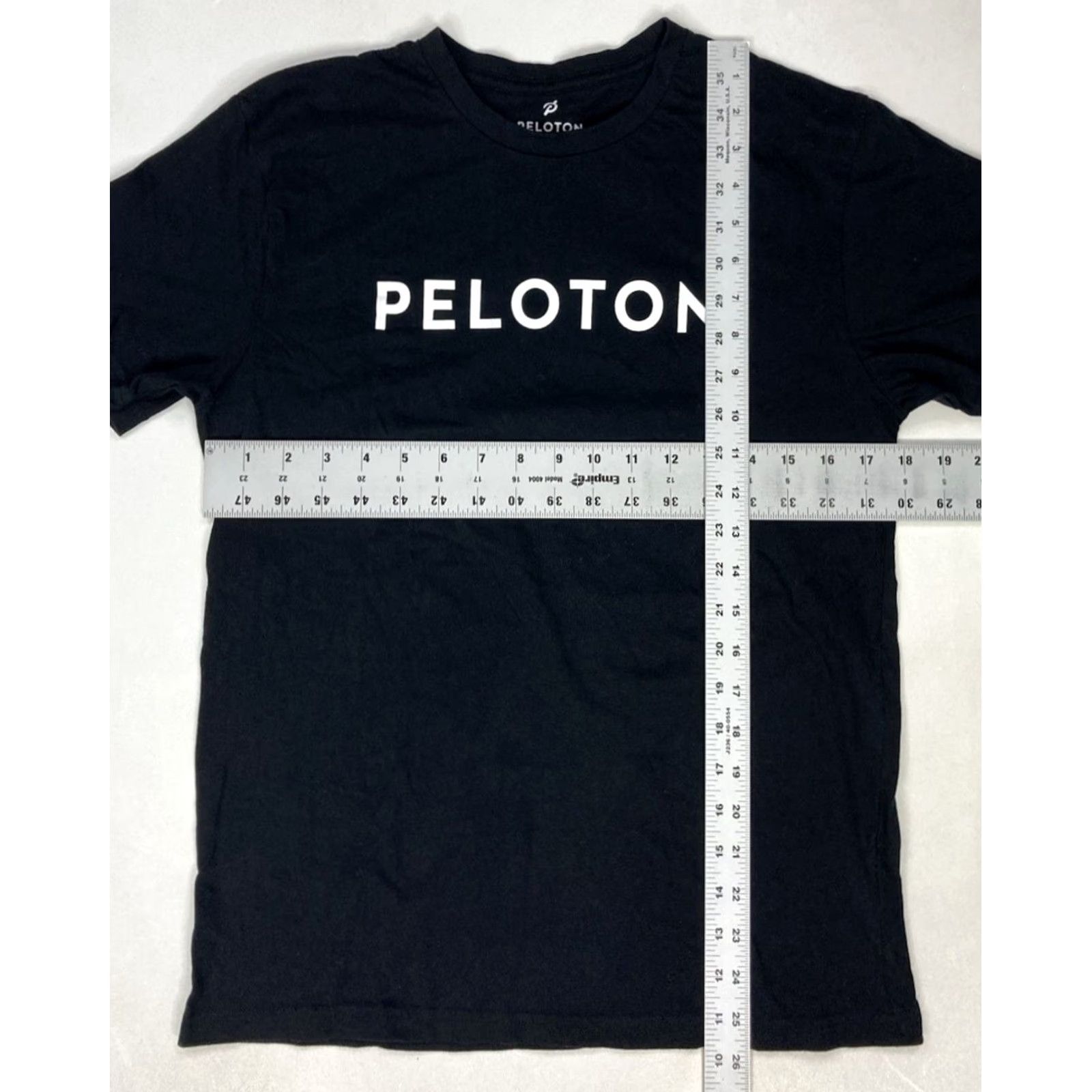 Vintage Peloton T-Shirt Women Small Black Short Sleeve Crew Neck Pullover Casual Workwear All Seasons Size S / US 4 / IT 40 - 5 Thumbnail