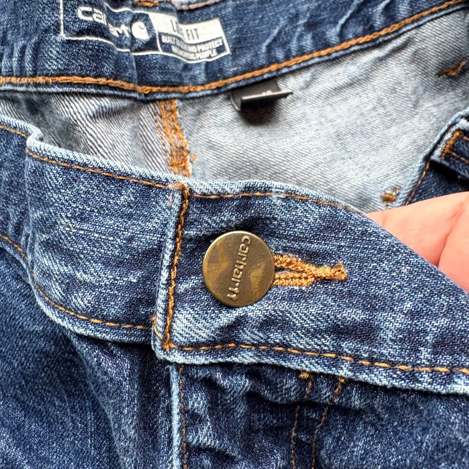 Carhartt × Vintage Essential Baggy Carhartt Double knee carpenter jeans Size US 42 / EU 58 - 3 Thumbnail