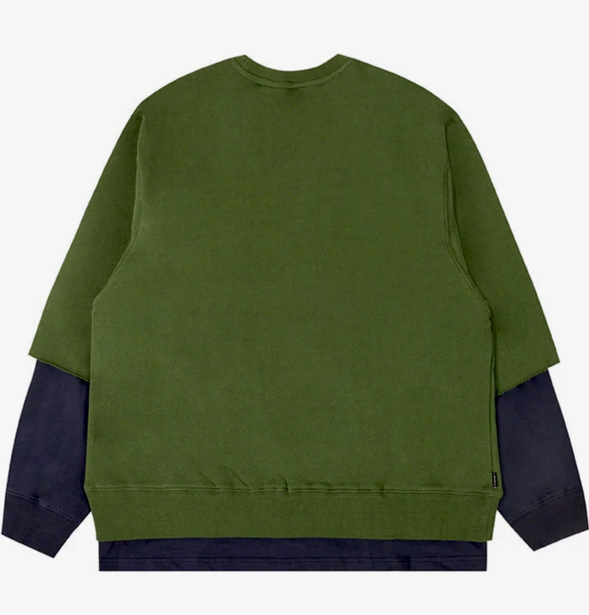 The Hundreds The Hundreds Mens Medium Layered Crewneck Green Size US M / EU 48-50 / 2 - 3 Thumbnail