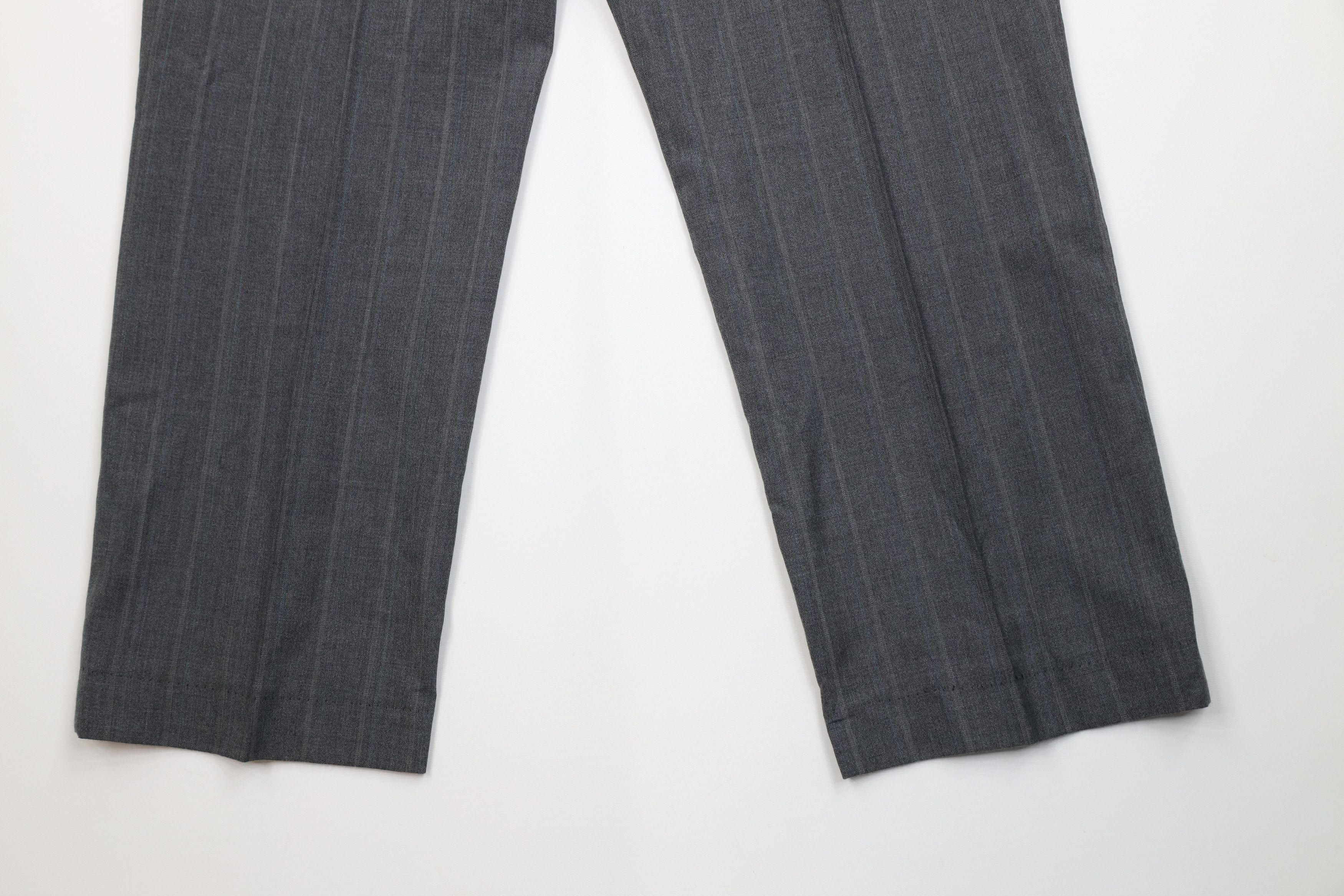 Vintage Vintage 90s Streetwear Wool Striped Wide Leg Chino Pants USA Size US 38 / EU 54 - 14 Thumbnail